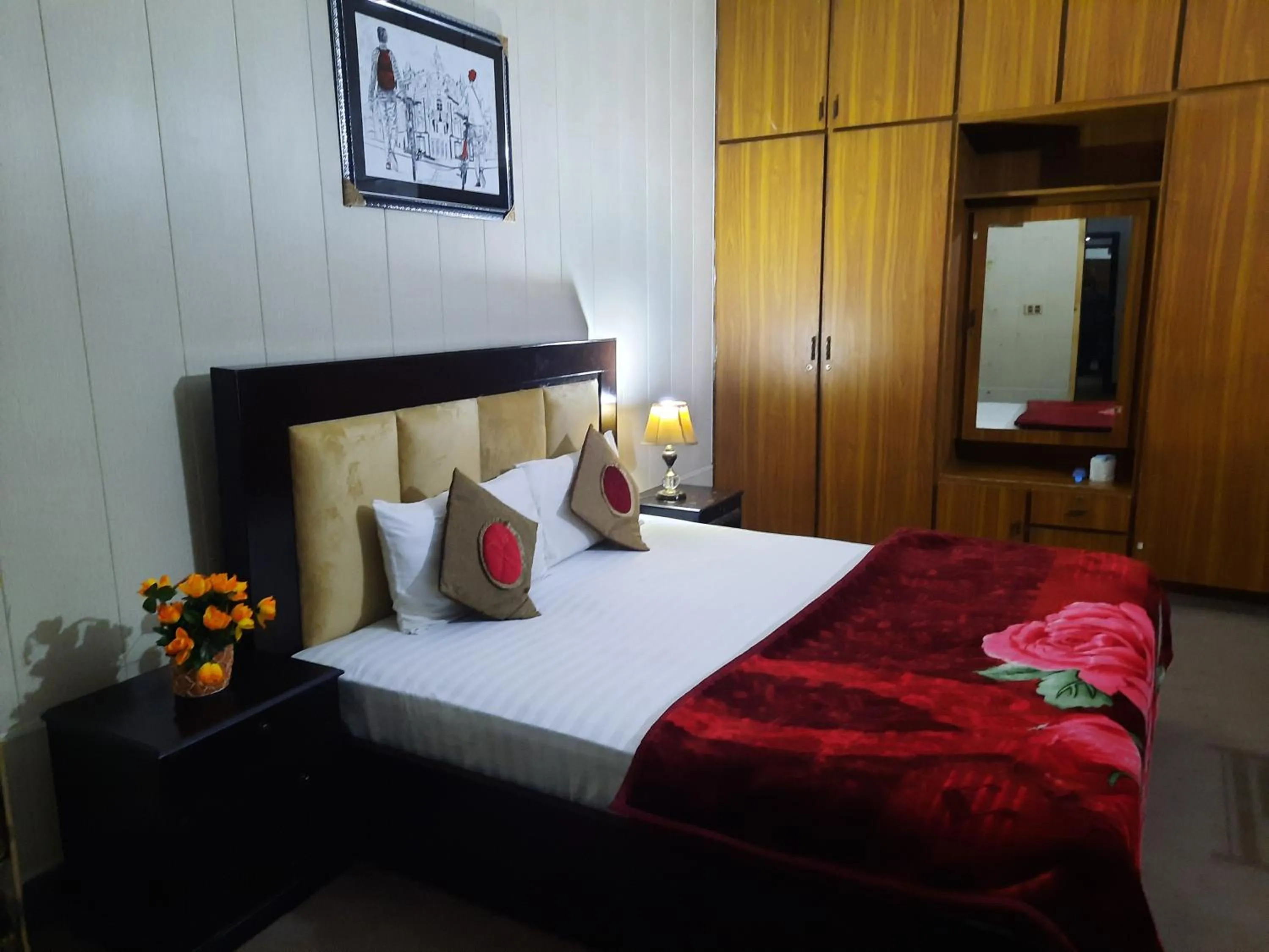 Bed in Hotel Royal Fort