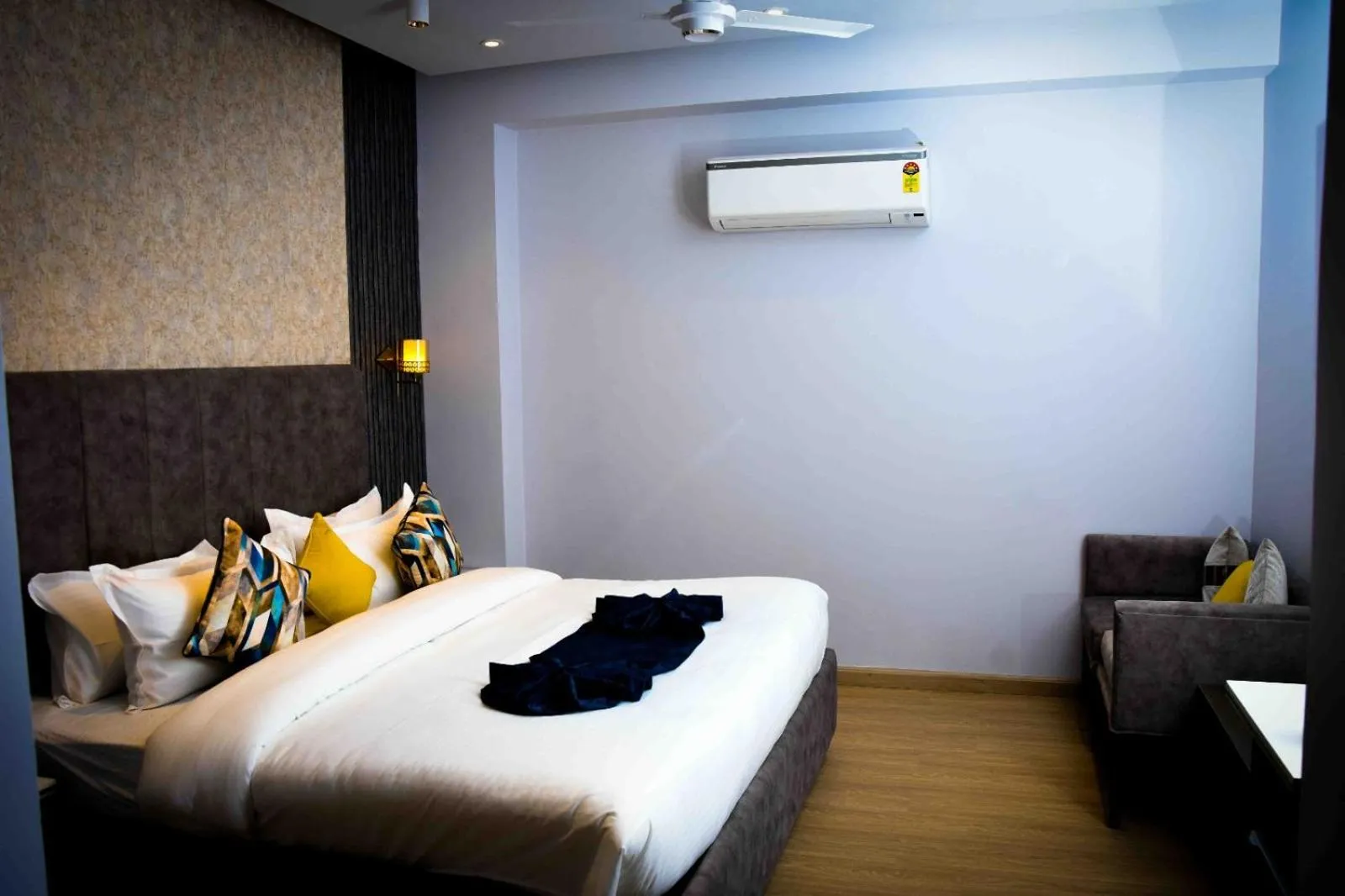 Bed in Hotel Azul Ganga