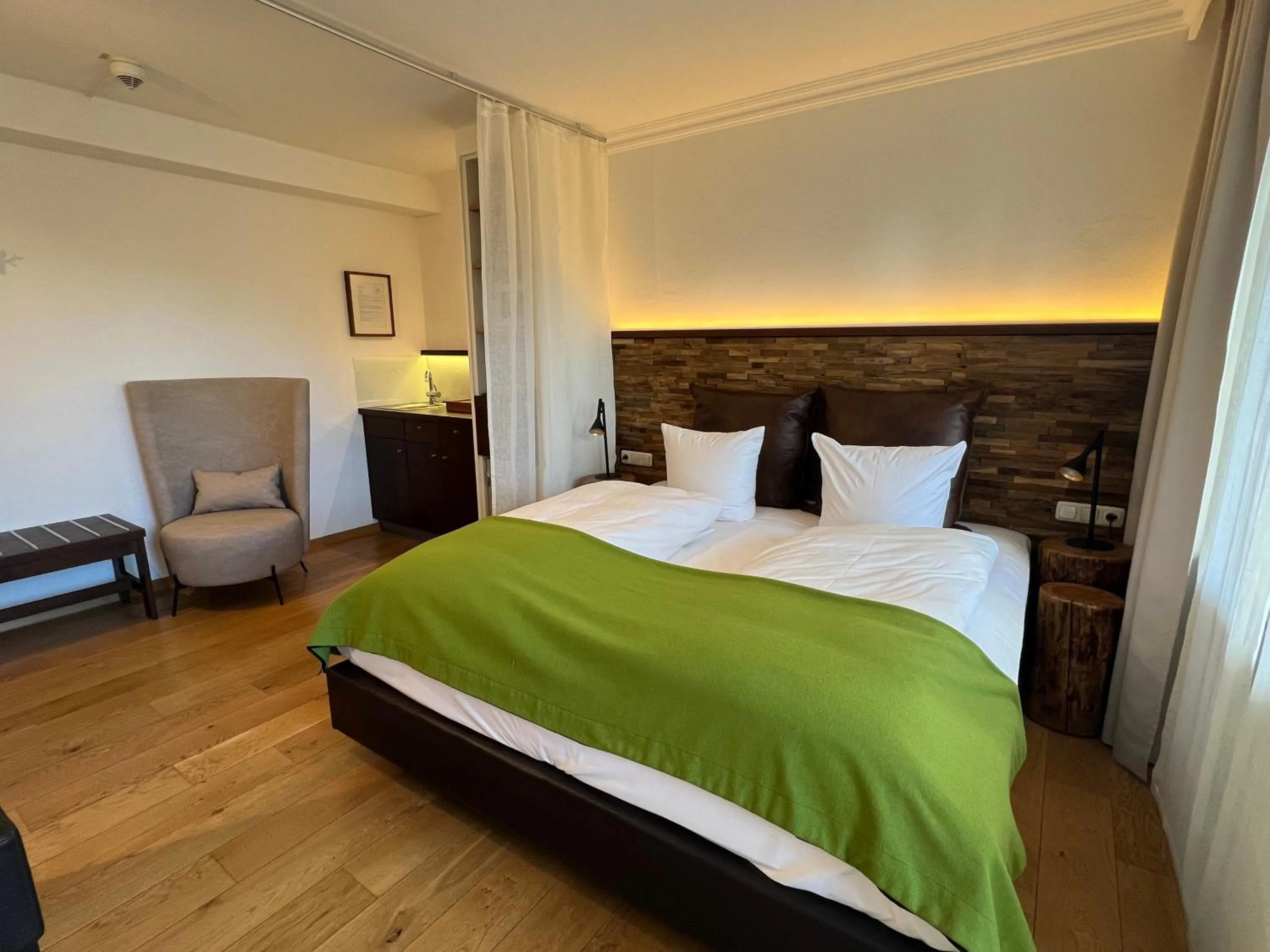 Bedroom, Bed in Aparthotel Parsberg GreenDesign