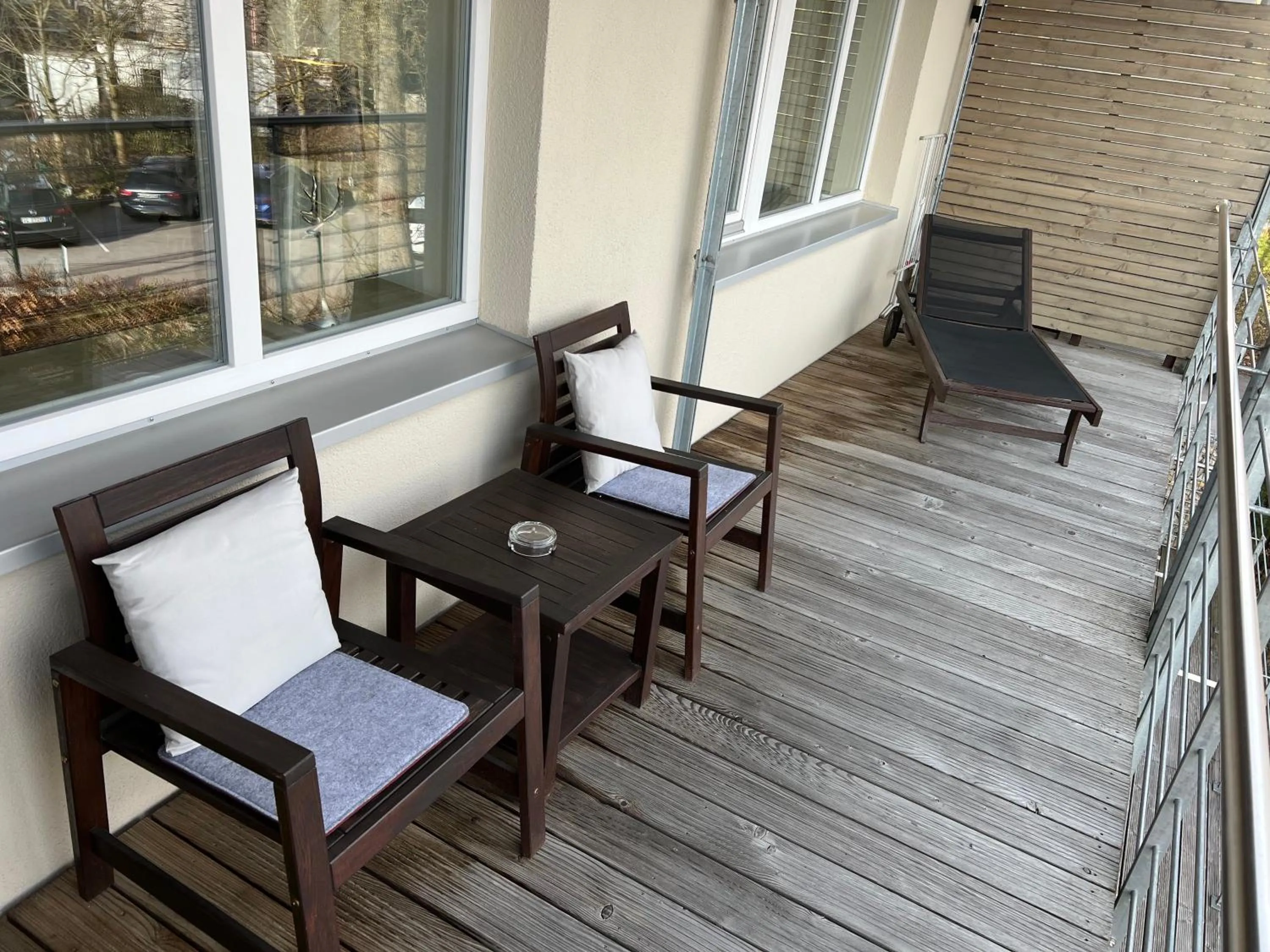 Balcony/Terrace in Aparthotel Parsberg GreenDesign