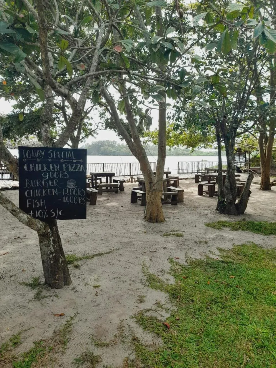 Seating area in Lake Resort Bolgoda