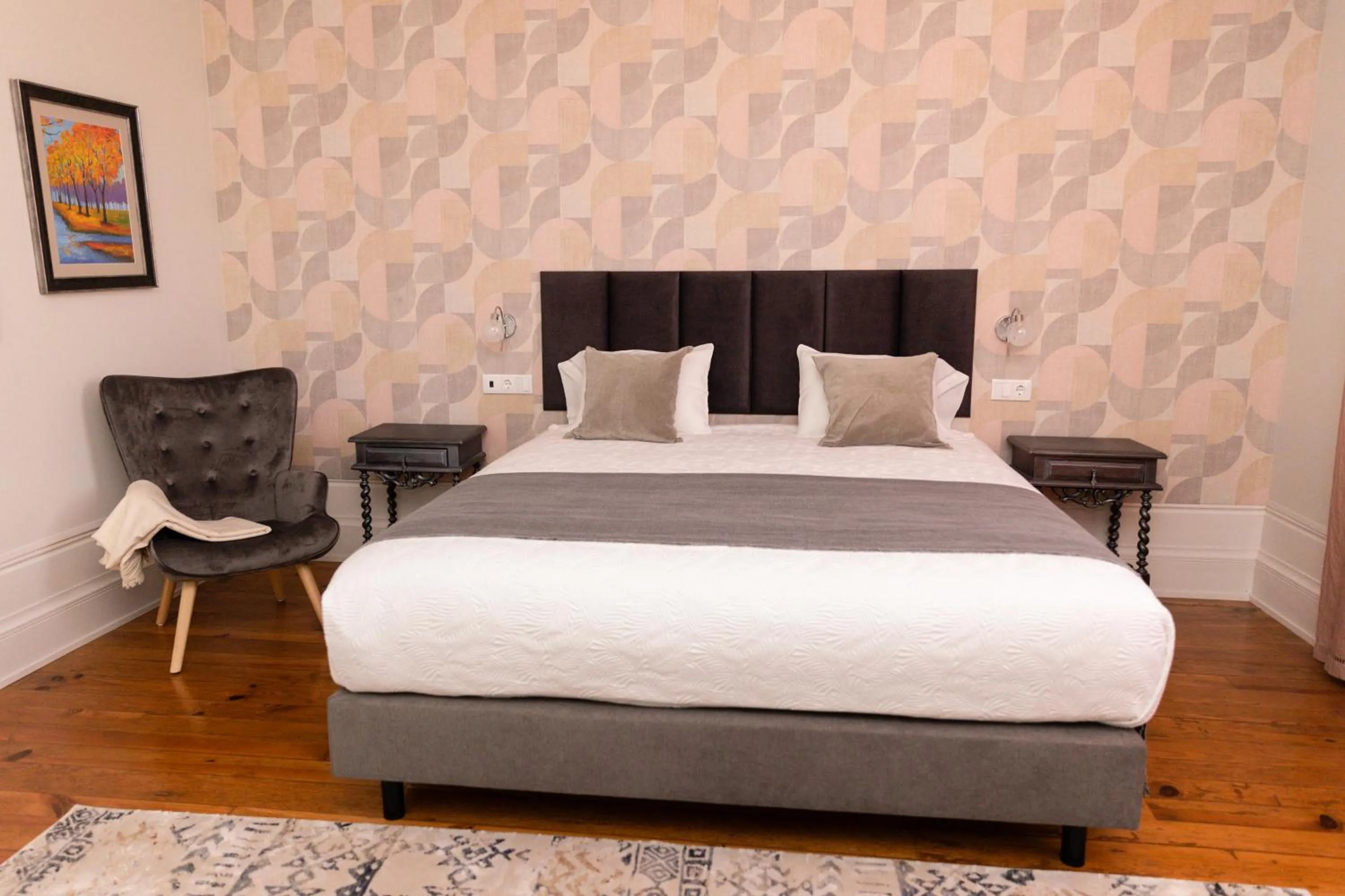 Bed in Quinta dos Tojais Hotel Rural