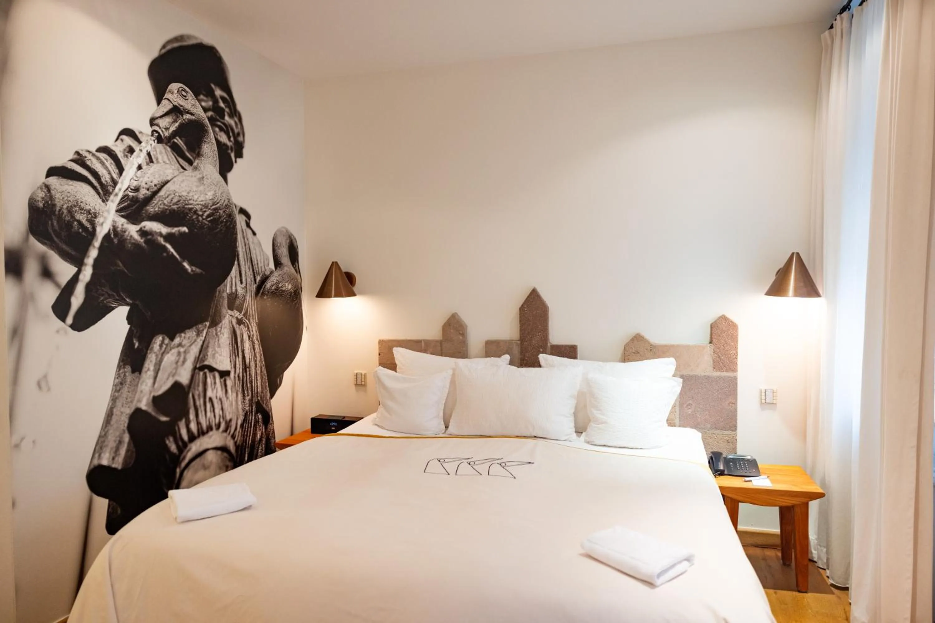 Bed in Hotel Drei Raben