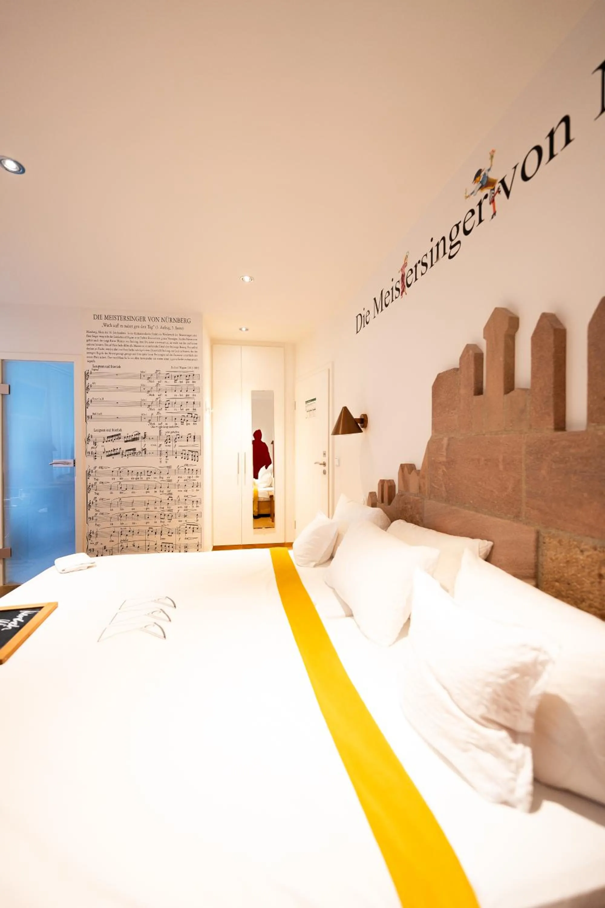 Bed in Hotel Drei Raben