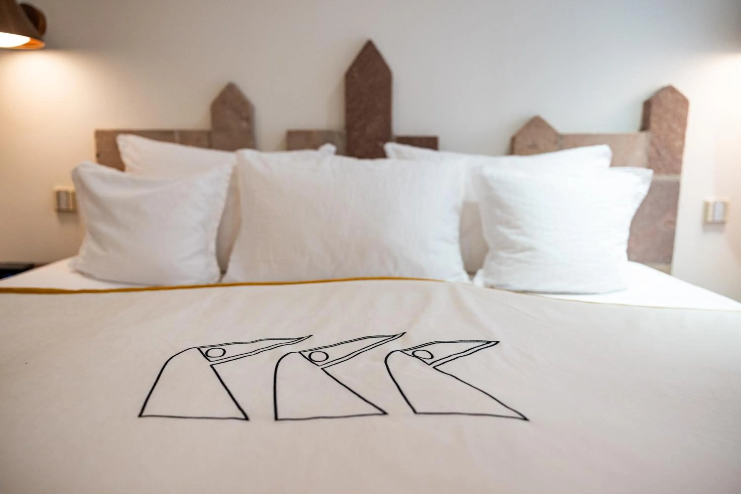 Bed in Hotel Drei Raben