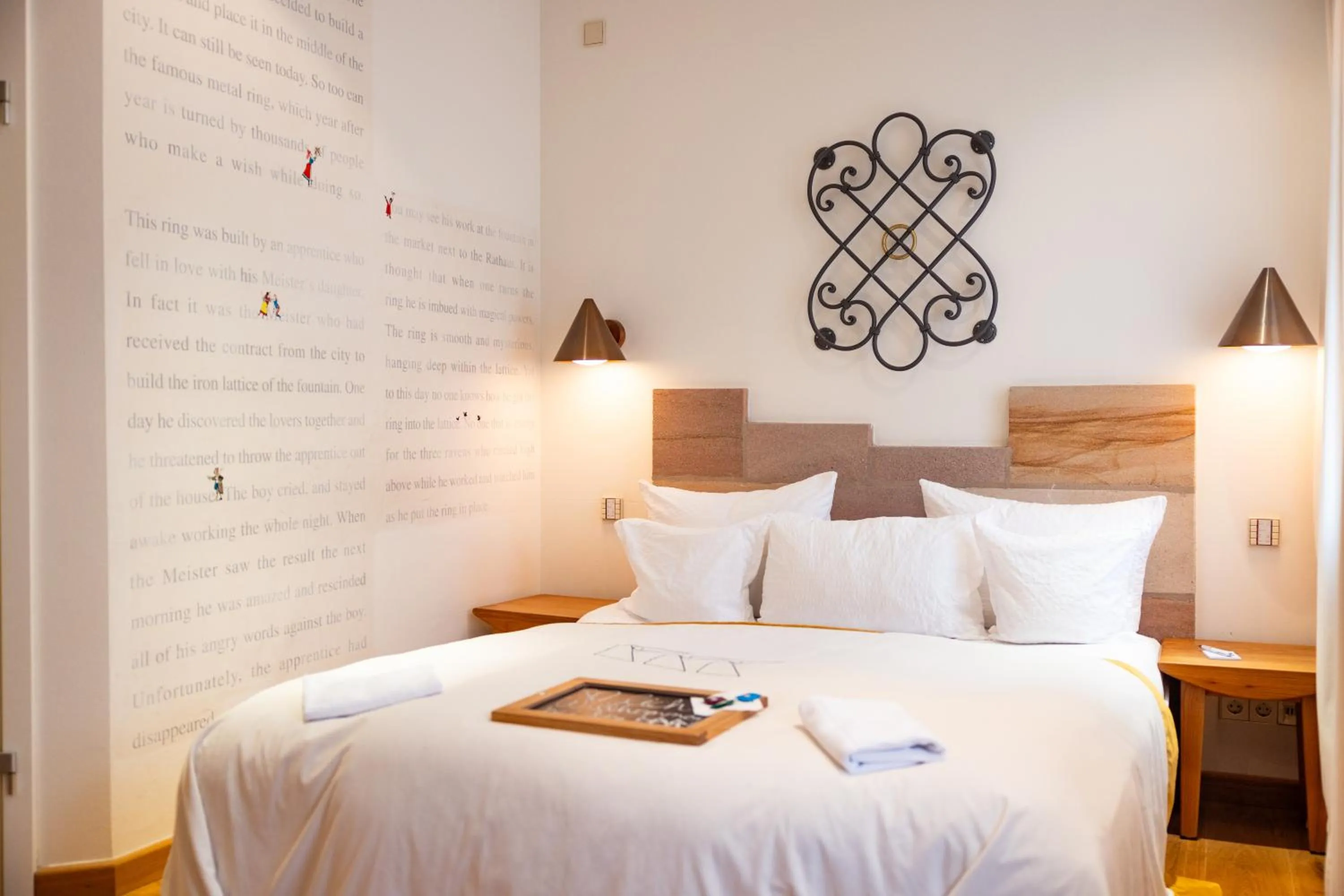 Bed in Hotel Drei Raben