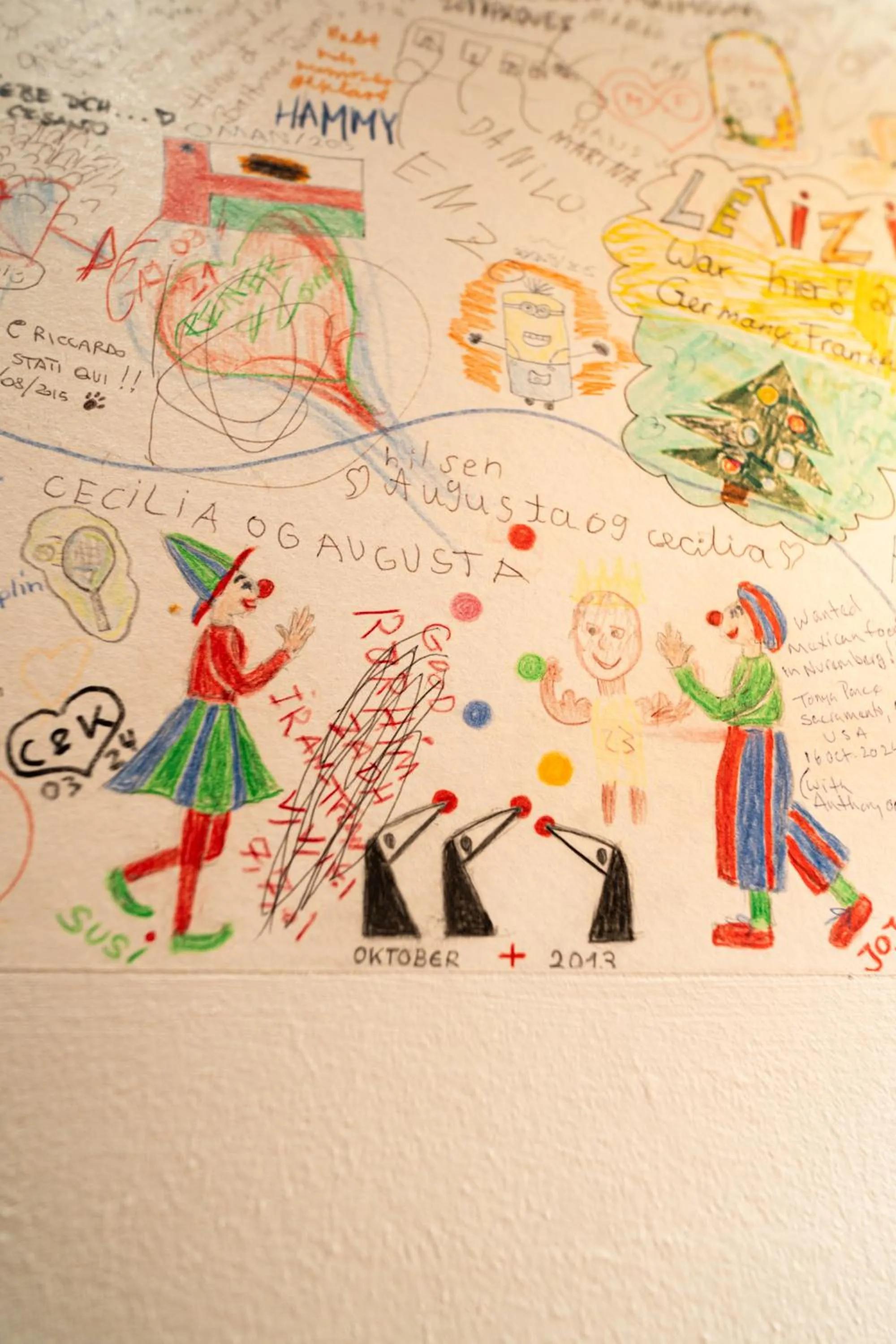 Decorative detail in Hotel Drei Raben