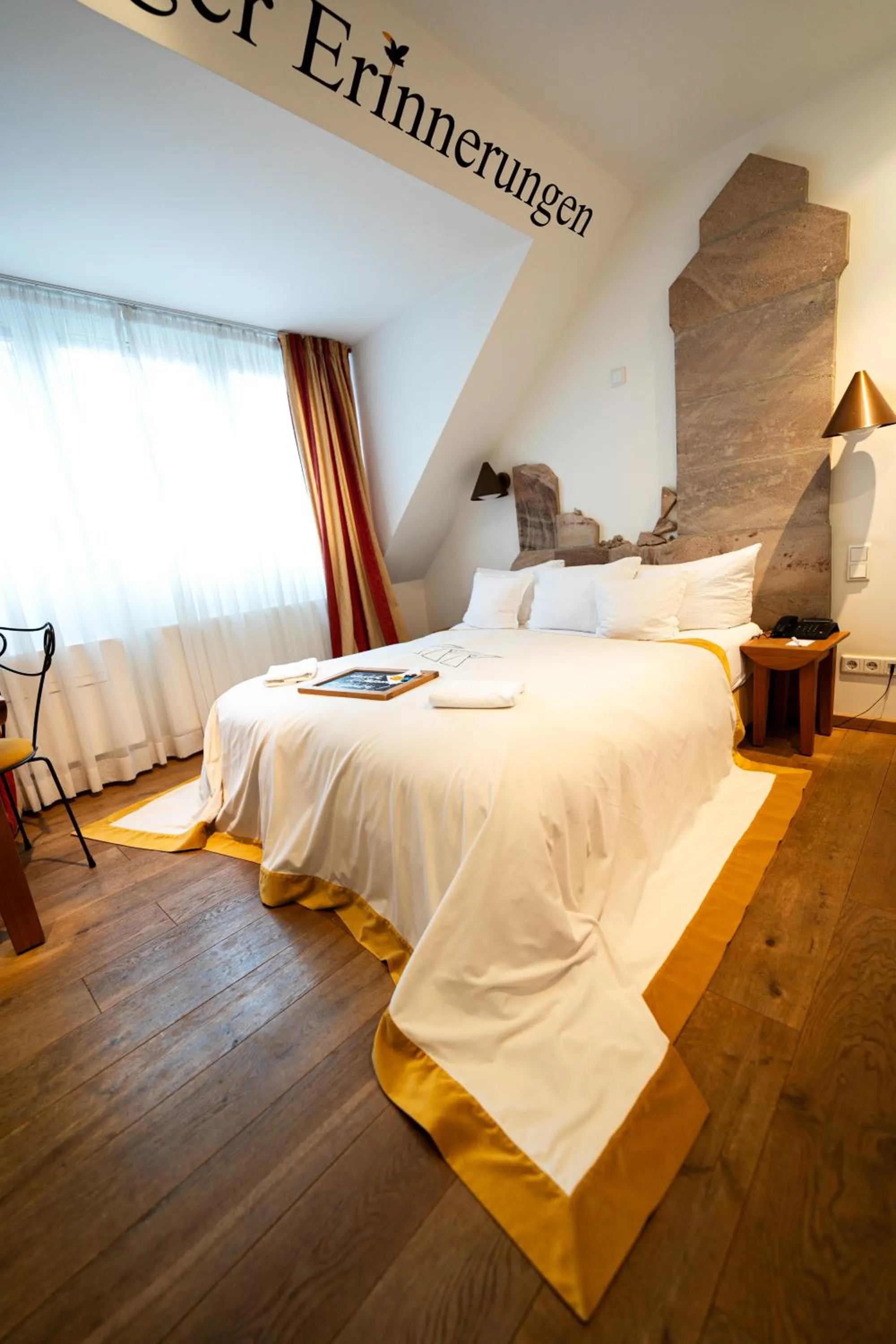 Bed in Hotel Drei Raben