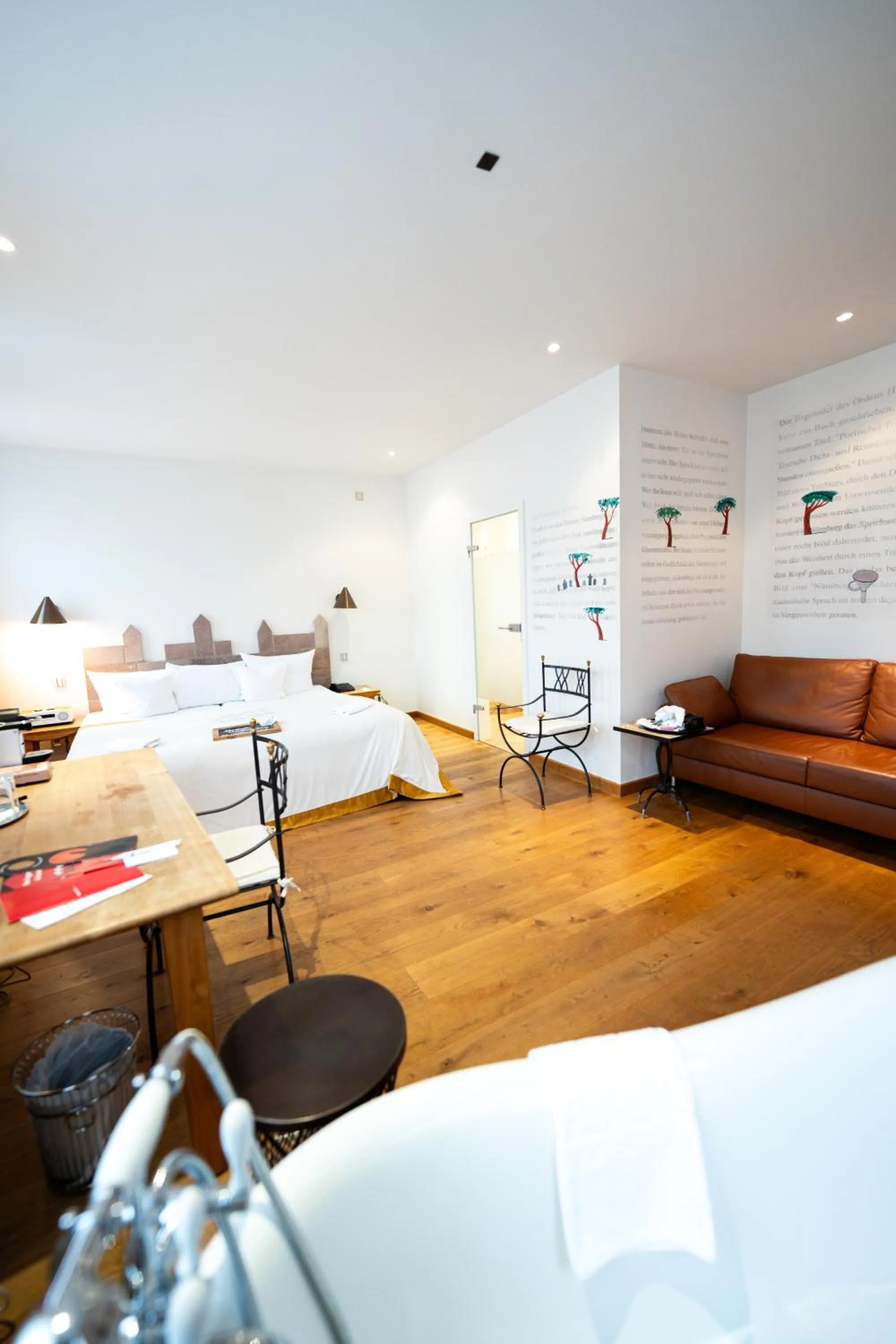 Bed in Hotel Drei Raben