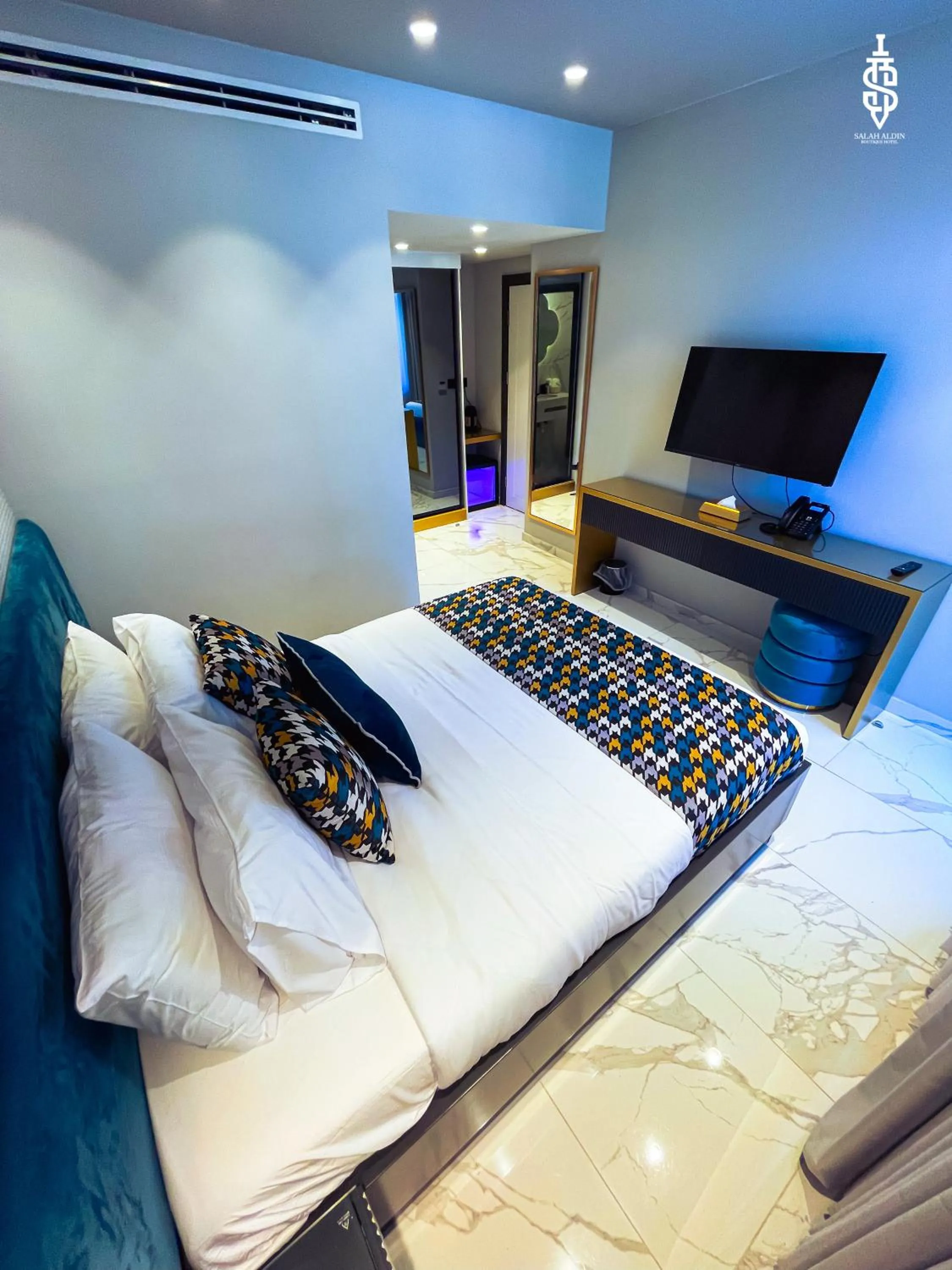 Bed in Saladin Boutique Hotel