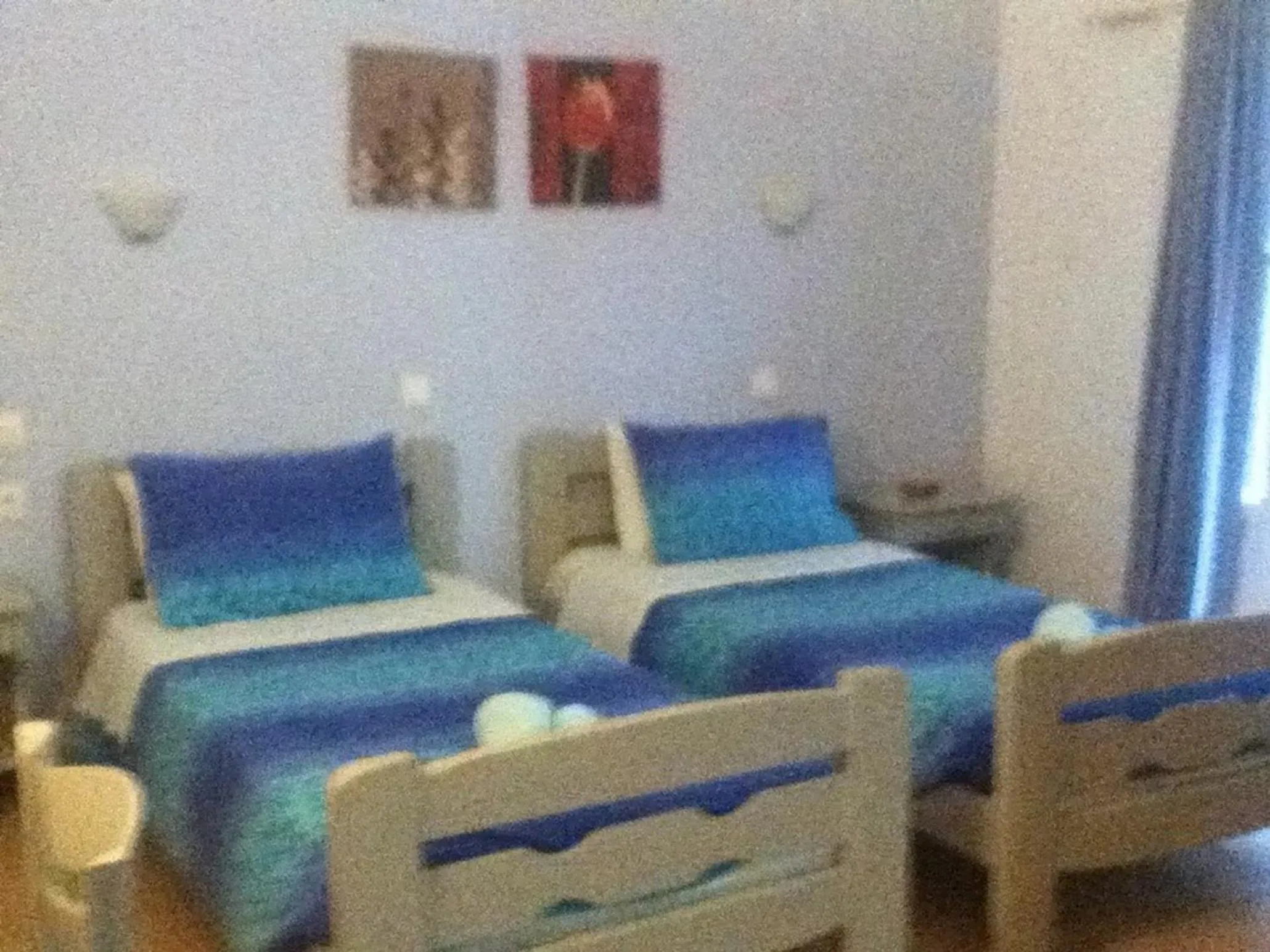 Bed in Galini Pension