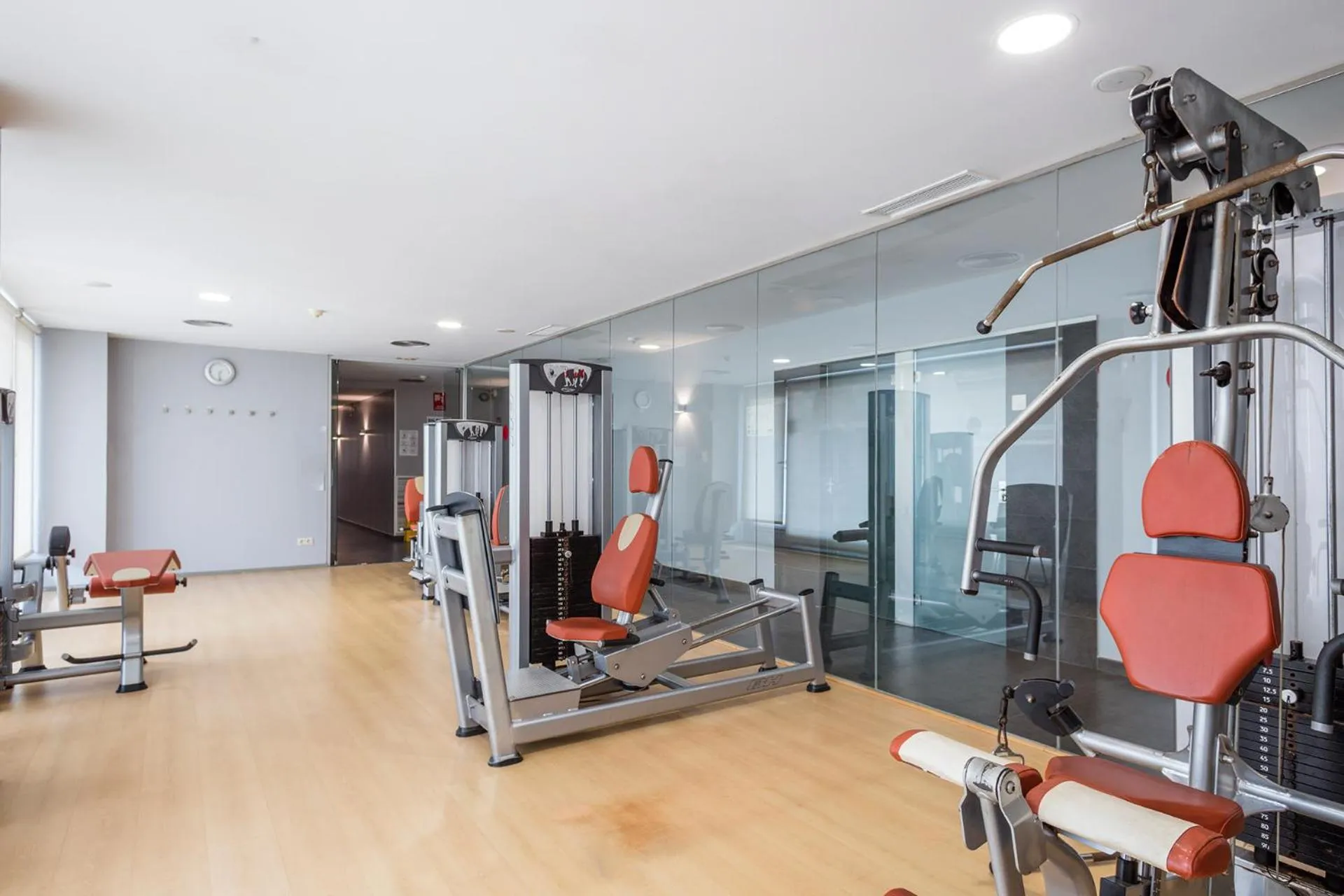 Fitness centre/facilities in Hotel Balneario Playa de Comarruga