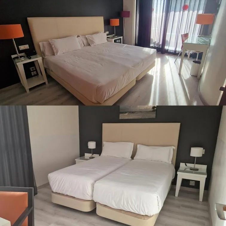 Bed in Hotel Balneario Playa de Comarruga