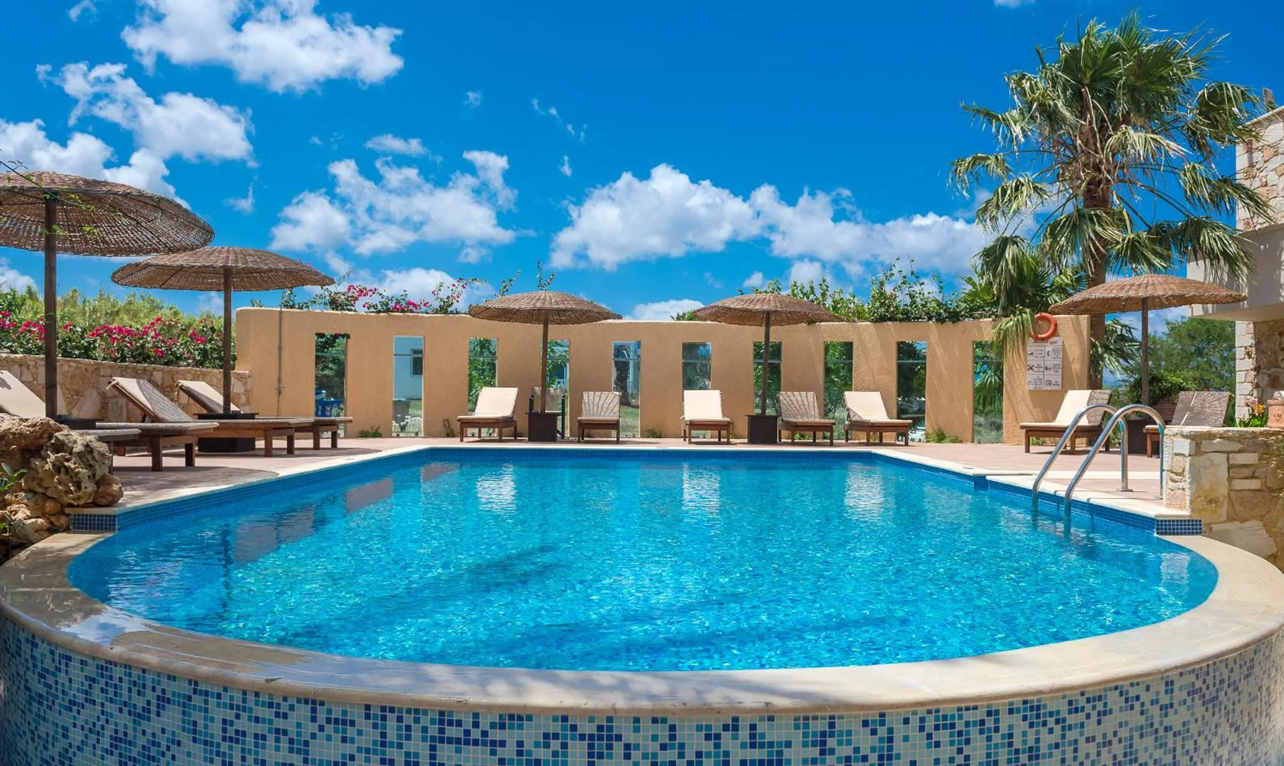 Patio in Mistral Hotel - For Solo Travelers