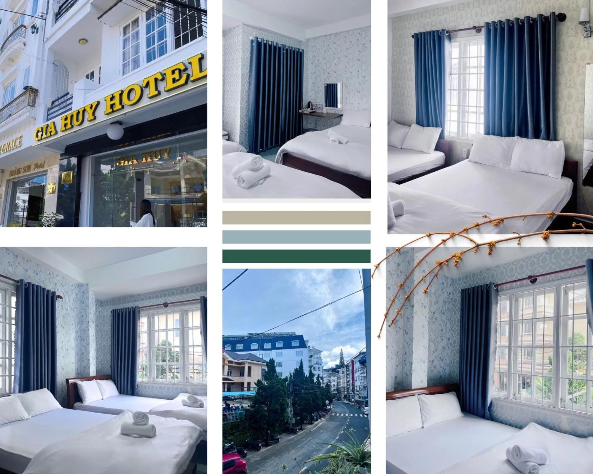 Photo of the whole room, Bed in Glory Gia Huy Hotel