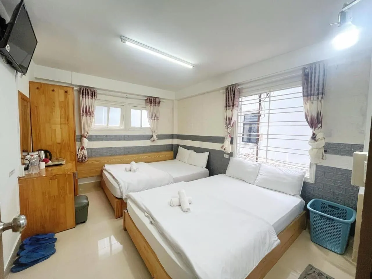 Photo of the whole room, Bed in Glory Gia Huy Hotel