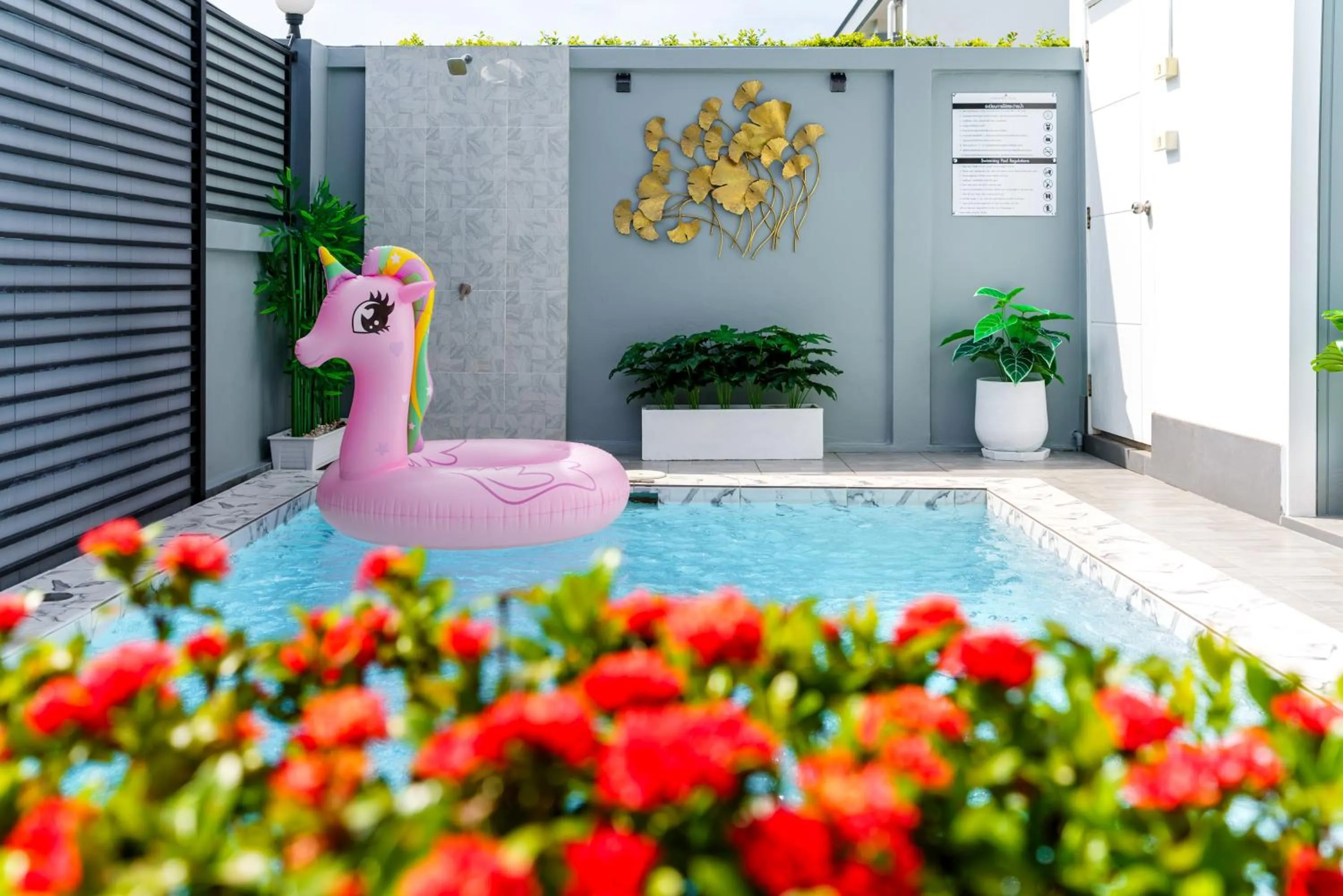 Pool view in Lark Pool Villa Aonang Krabi