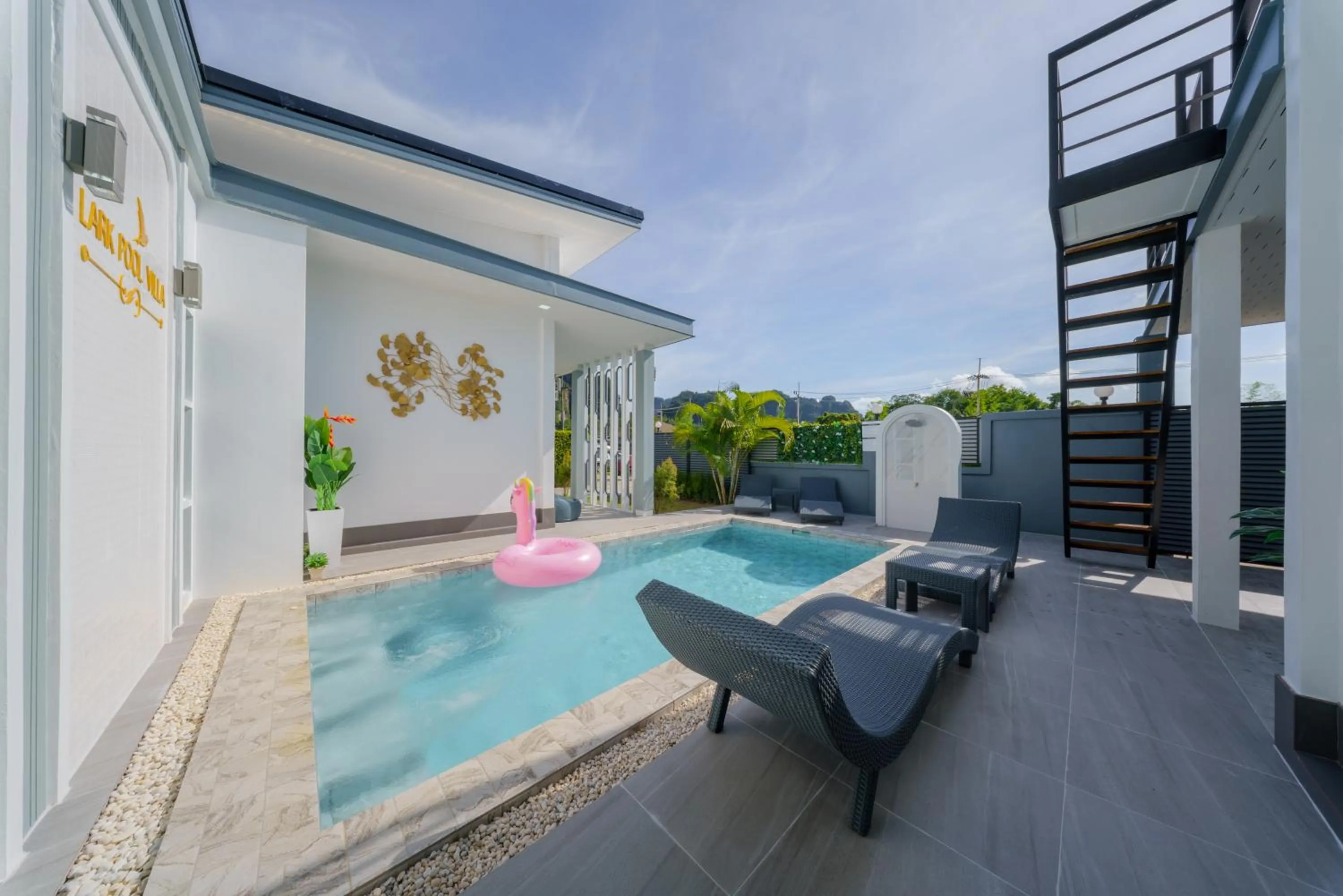 Pool view in Lark Pool Villa Aonang Krabi