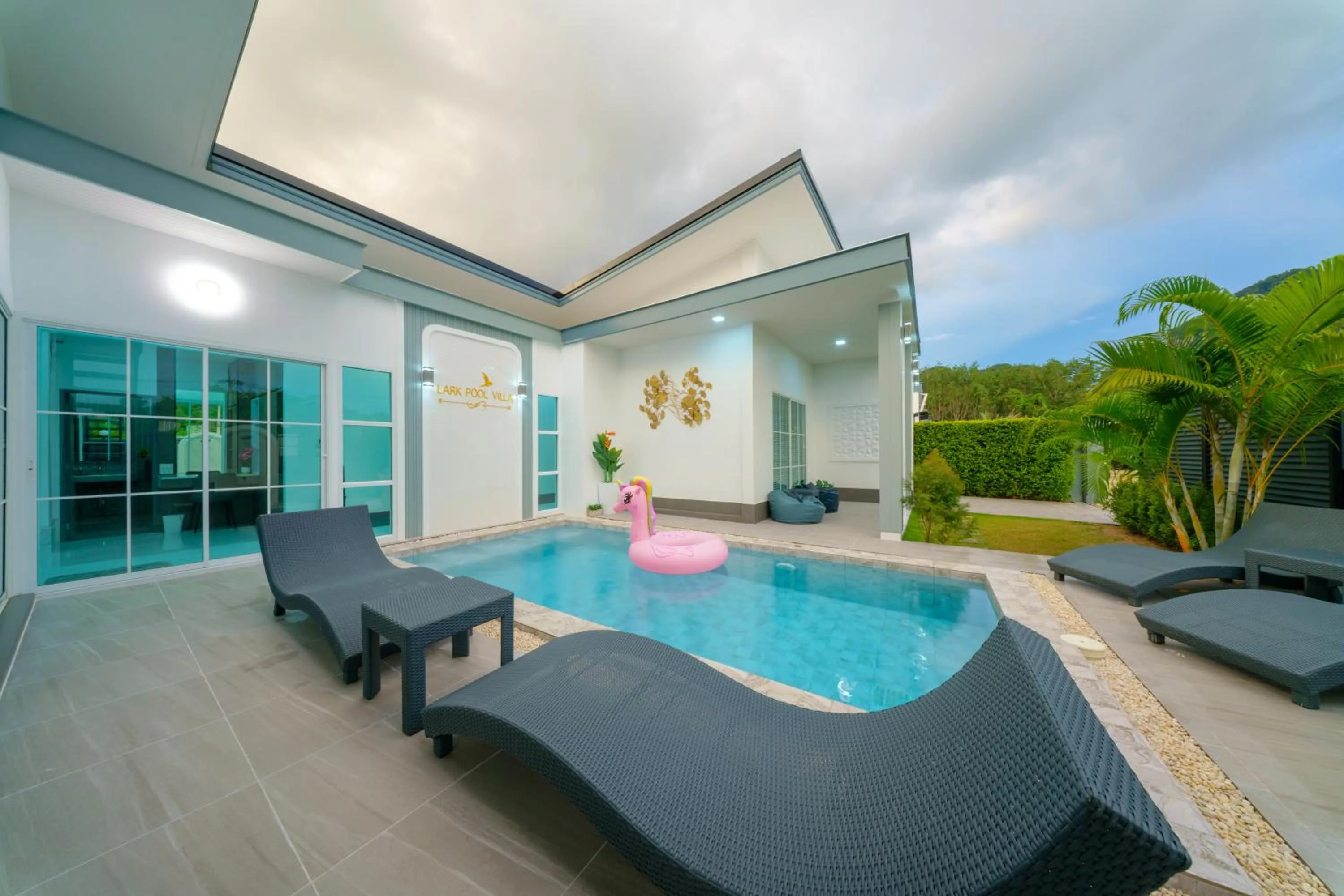 Pool view in Lark Pool Villa Aonang Krabi