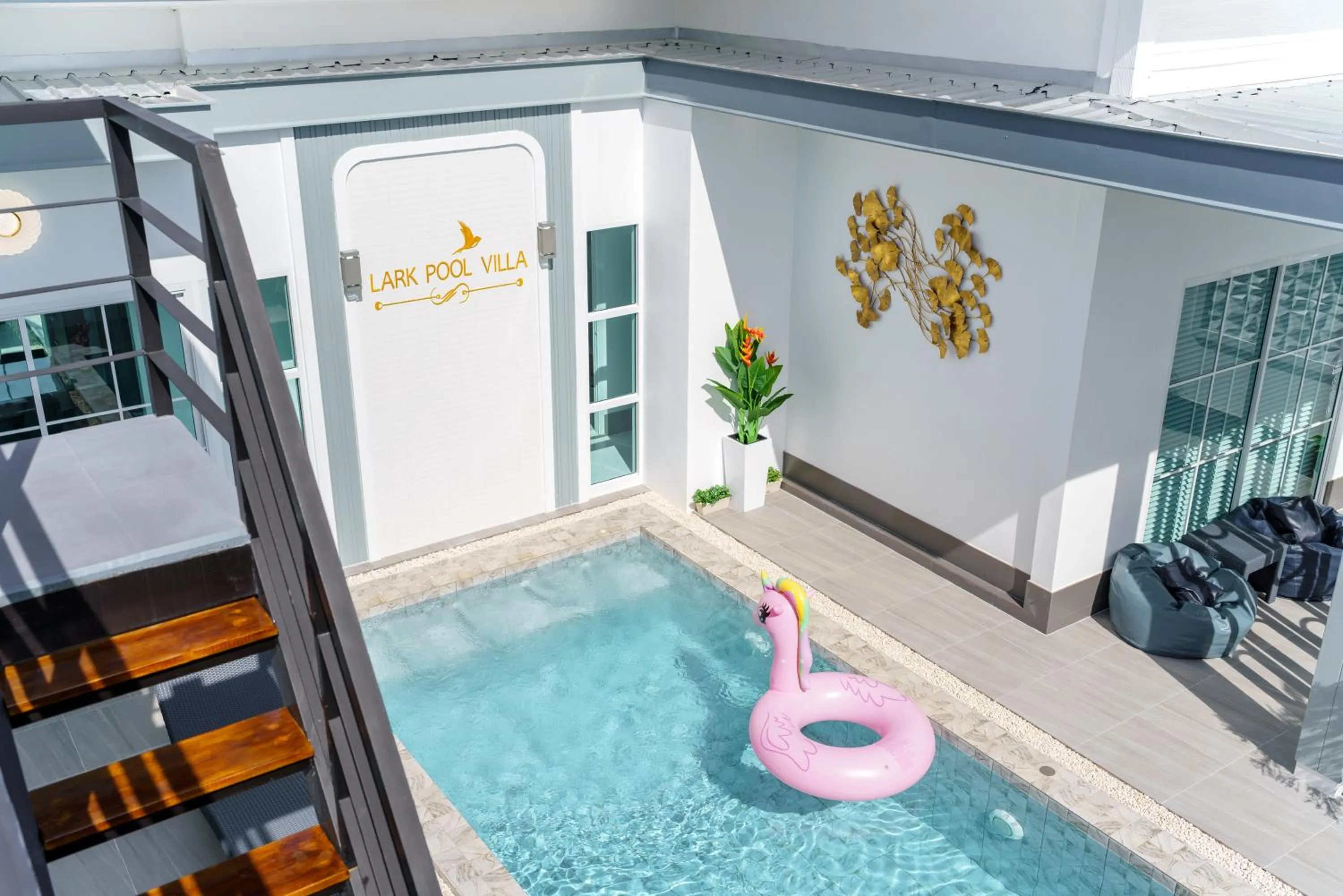 Pool view in Lark Pool Villa Aonang Krabi