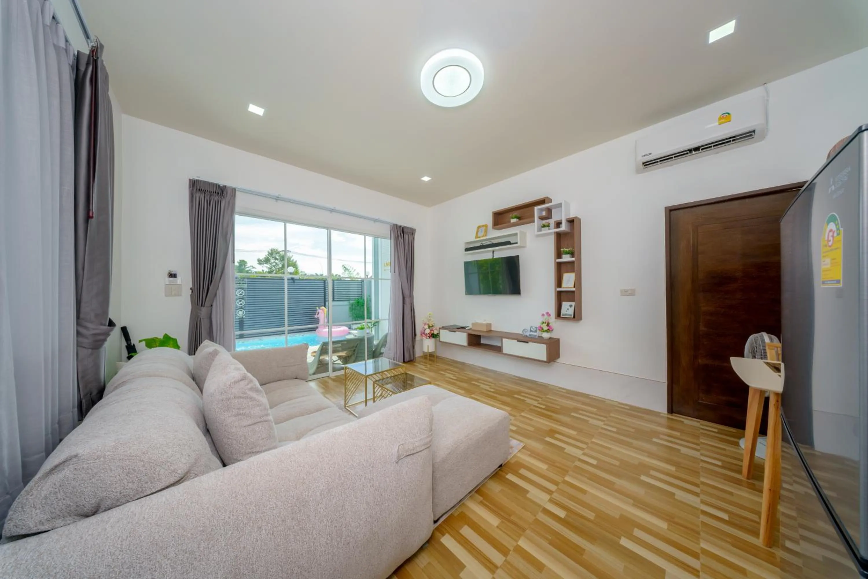 Living room in Lark Pool Villa Aonang Krabi