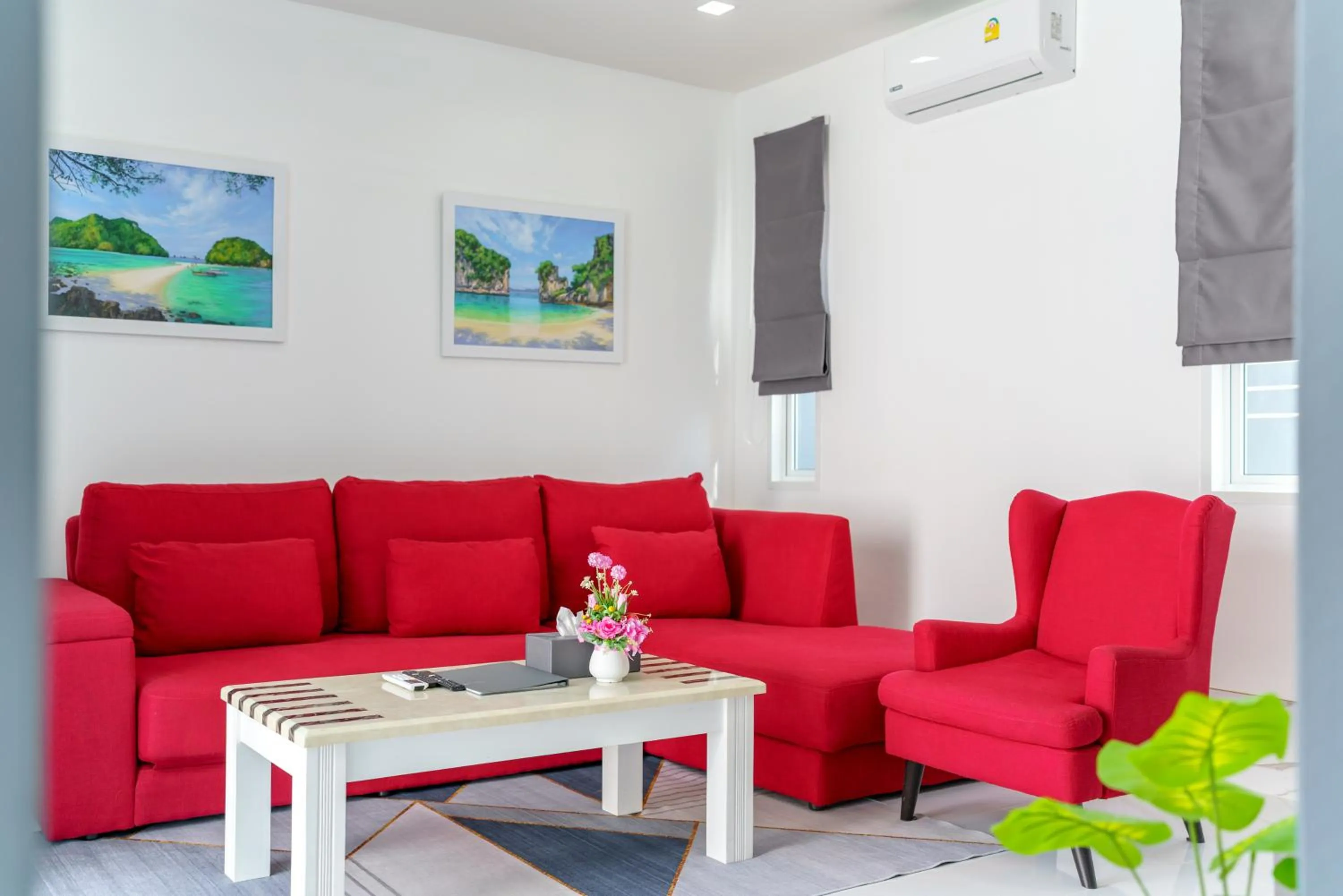 Living room in Lark Pool Villa Aonang Krabi