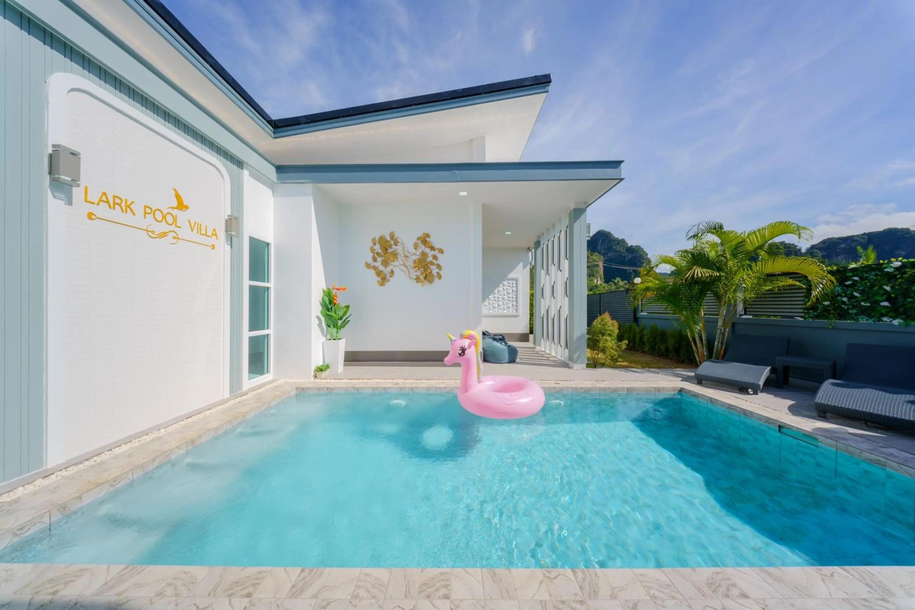 Pool view in Lark Pool Villa Aonang Krabi