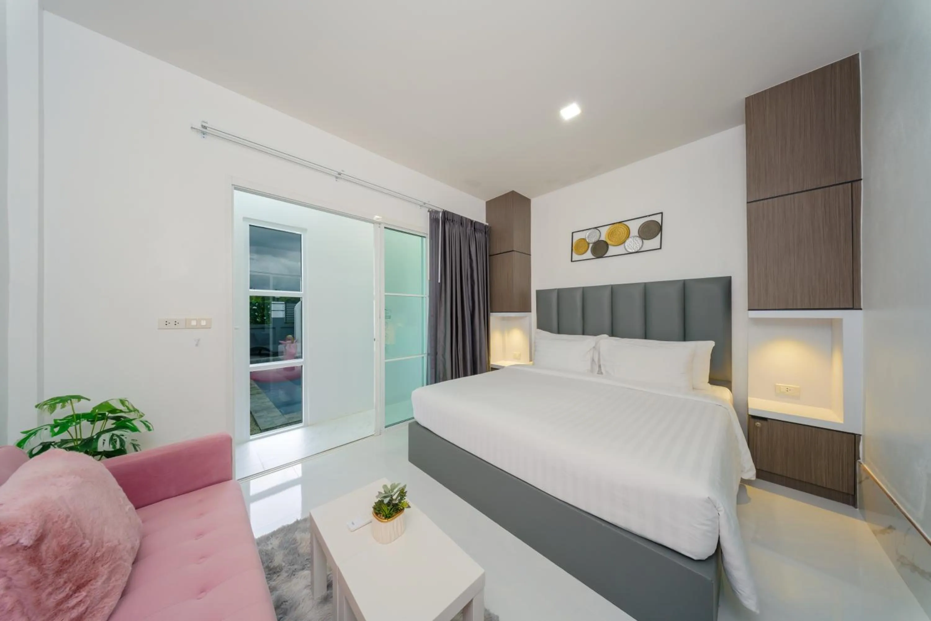 Bedroom, Bed in Lark Pool Villa Aonang Krabi