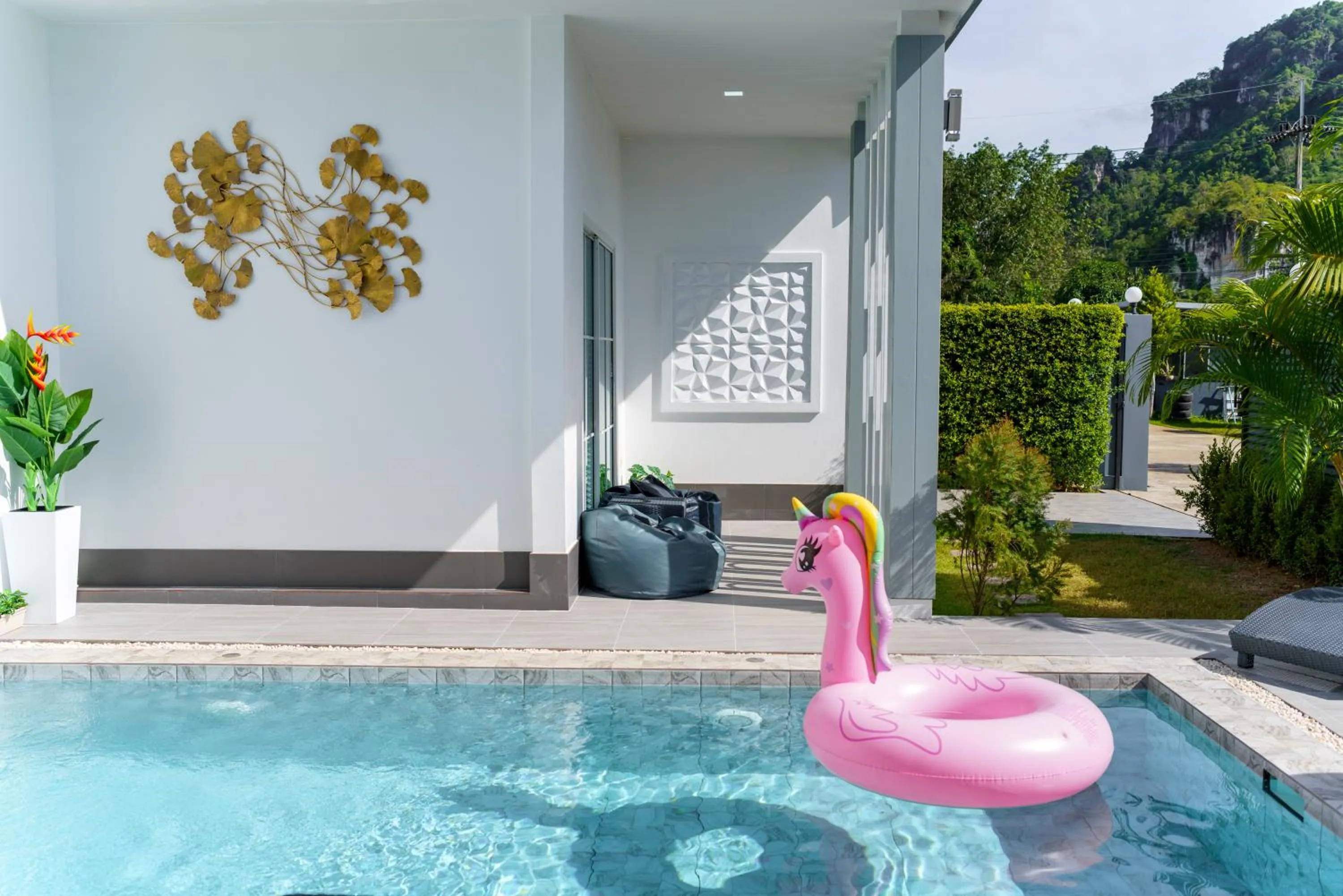 Pool view in Lark Pool Villa Aonang Krabi