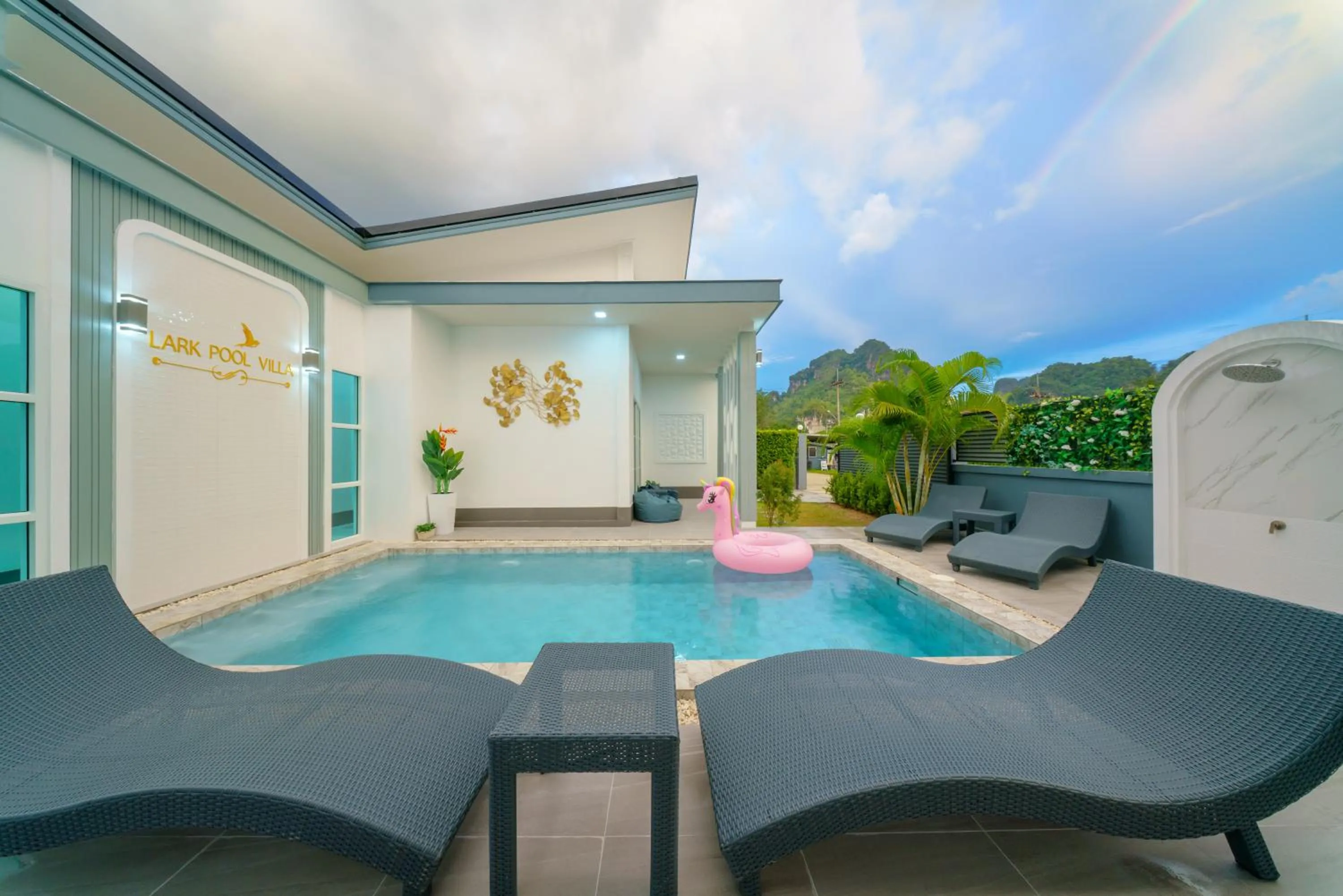 Swimming pool in Lark Pool Villa Aonang Krabi