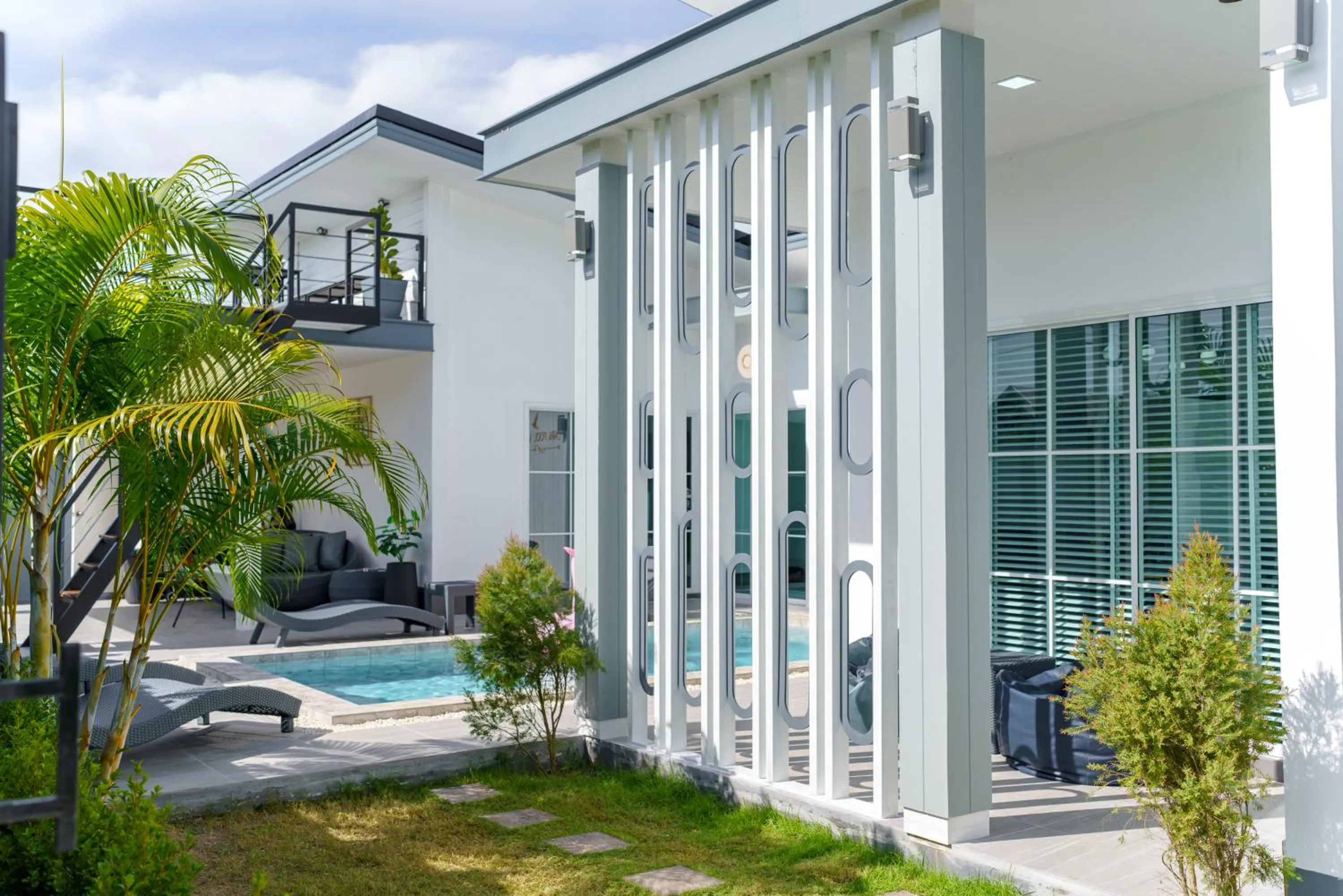 Garden view in Lark Pool Villa Aonang Krabi