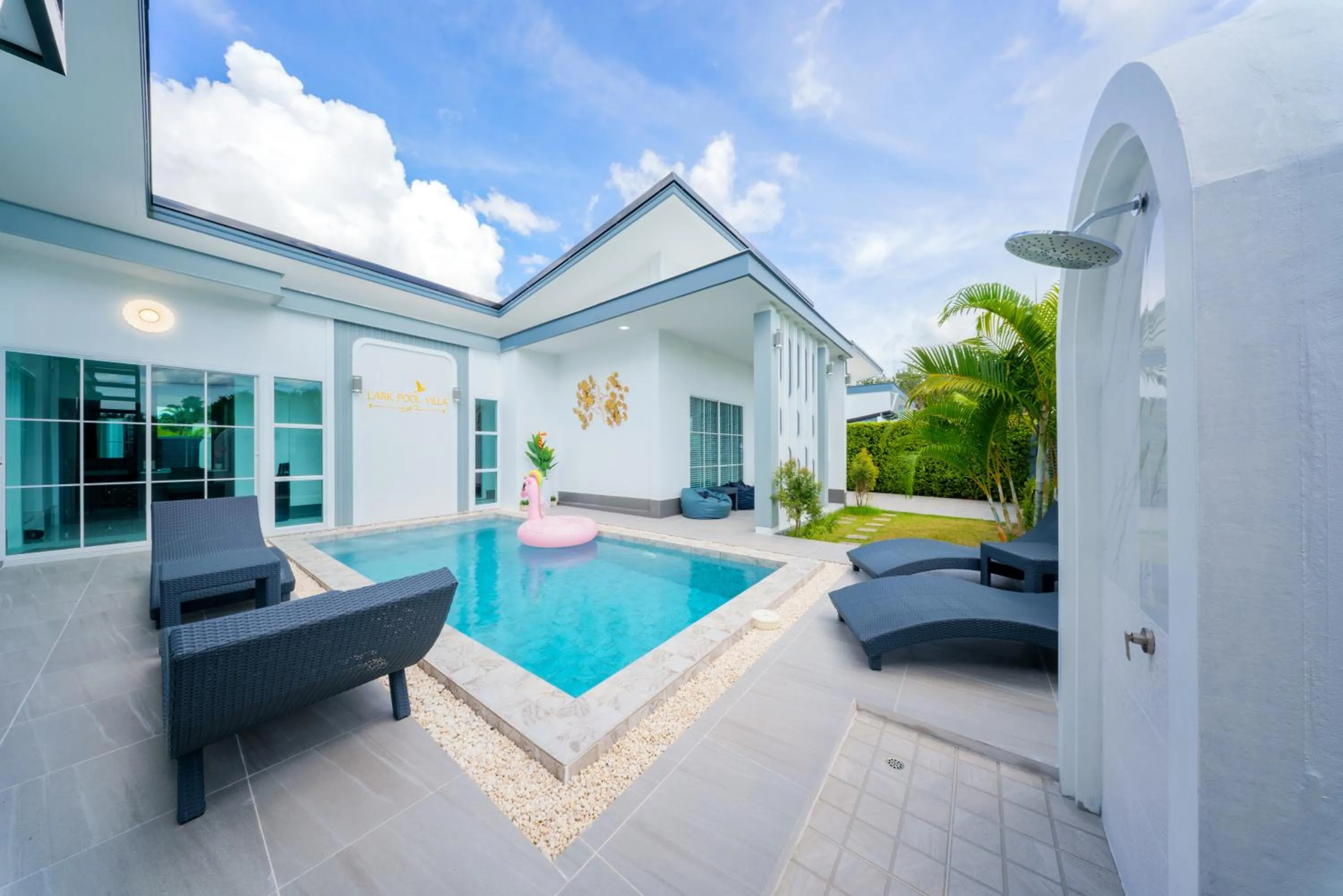 Pool view in Lark Pool Villa Aonang Krabi
