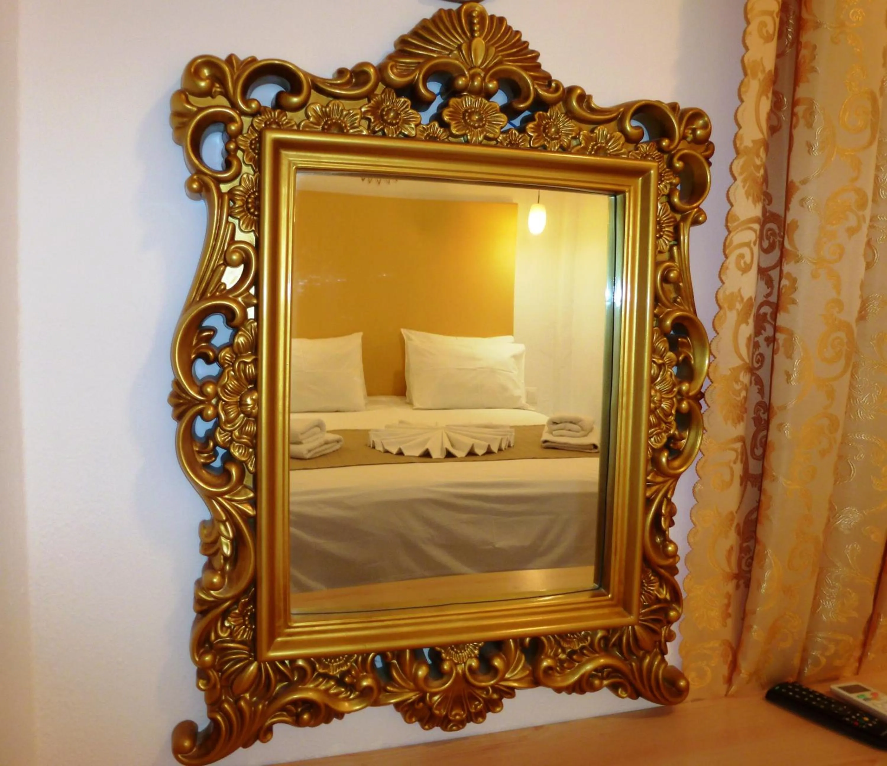 Bed in Atalos Suites