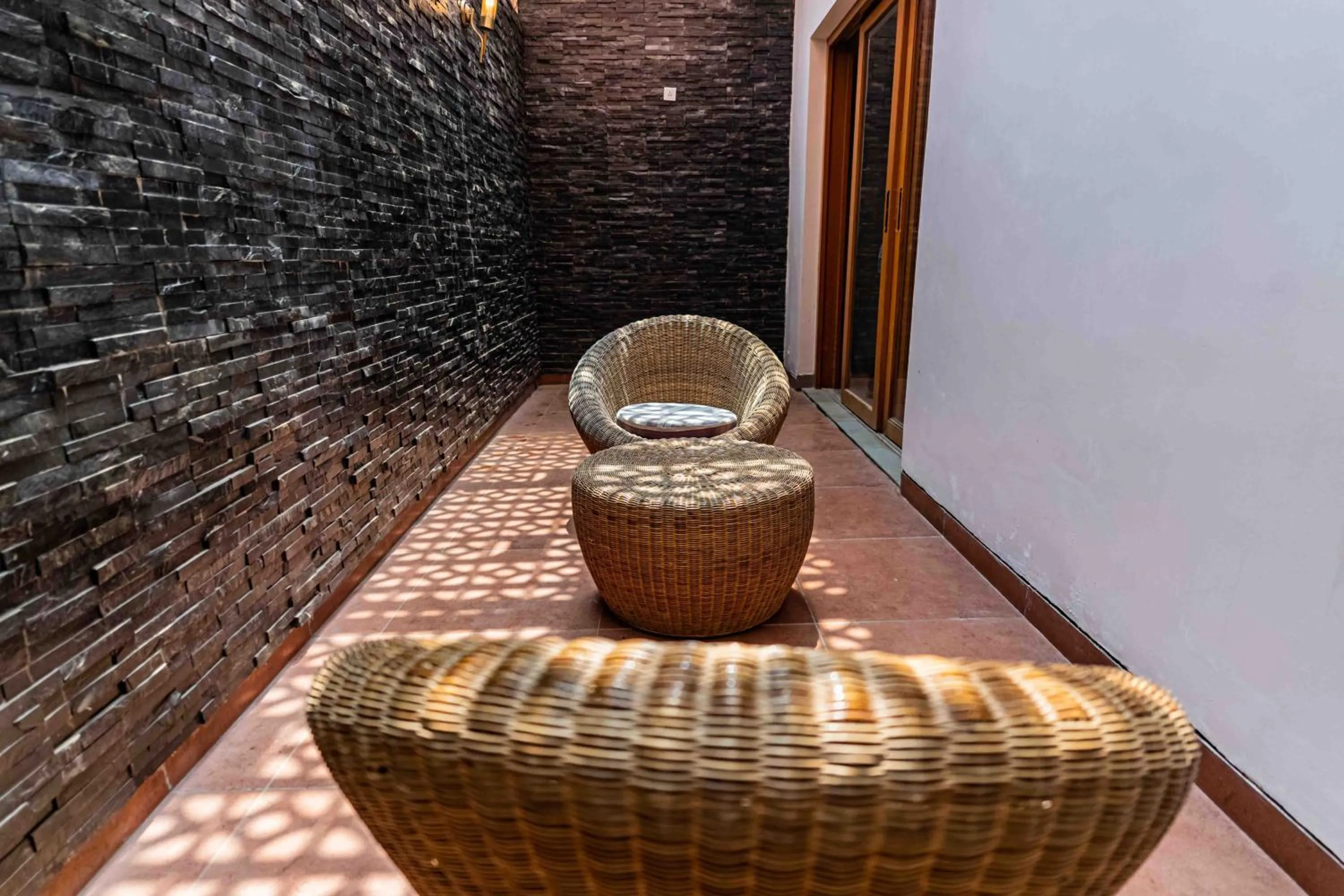 Seating area in Hotel Aalia