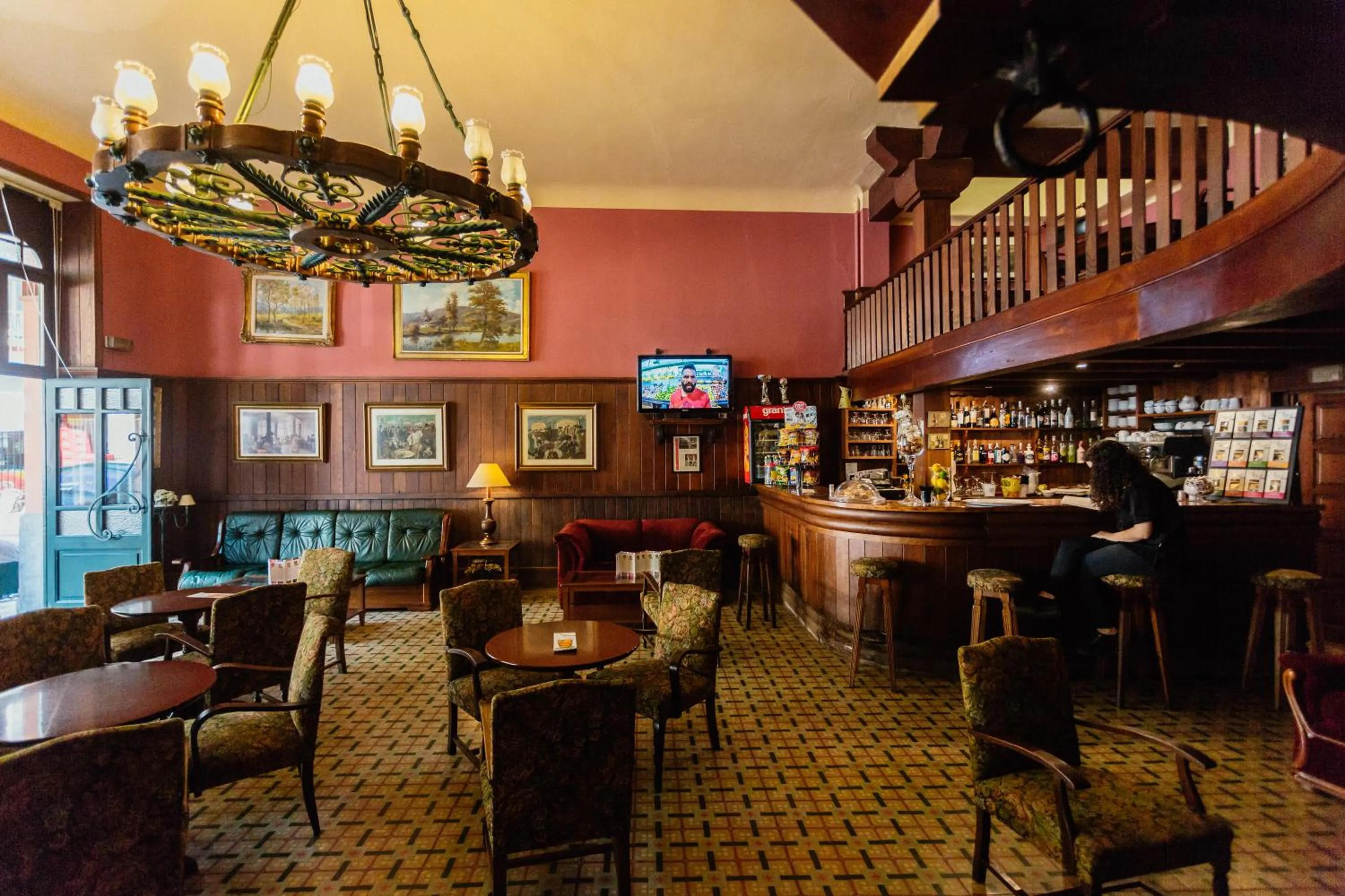 Living room in Hotel de Camprodón