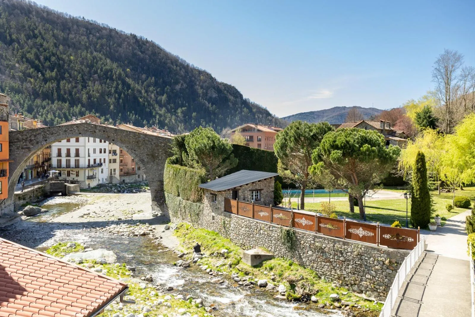 Mountain view in Hotel de Camprodón