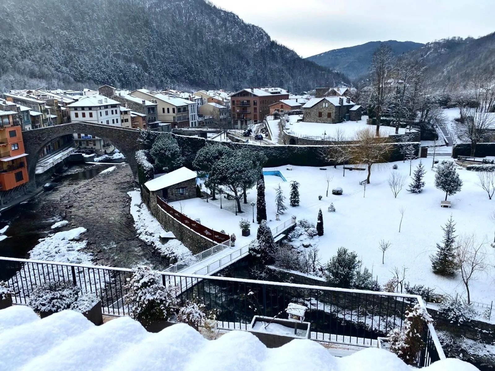 View (from property/room) in Hotel de Camprodón