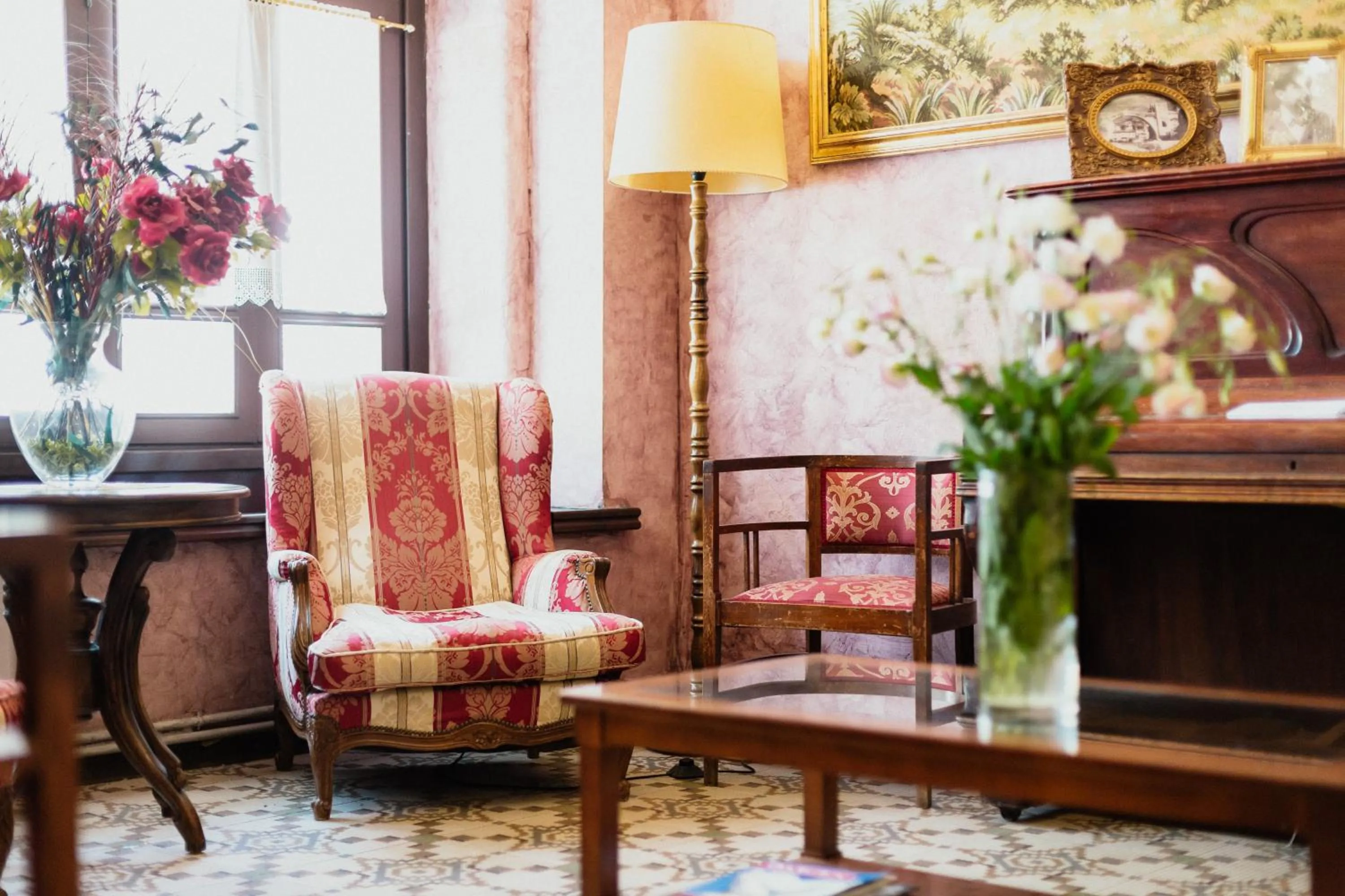 Seating area in Hotel de Camprodón