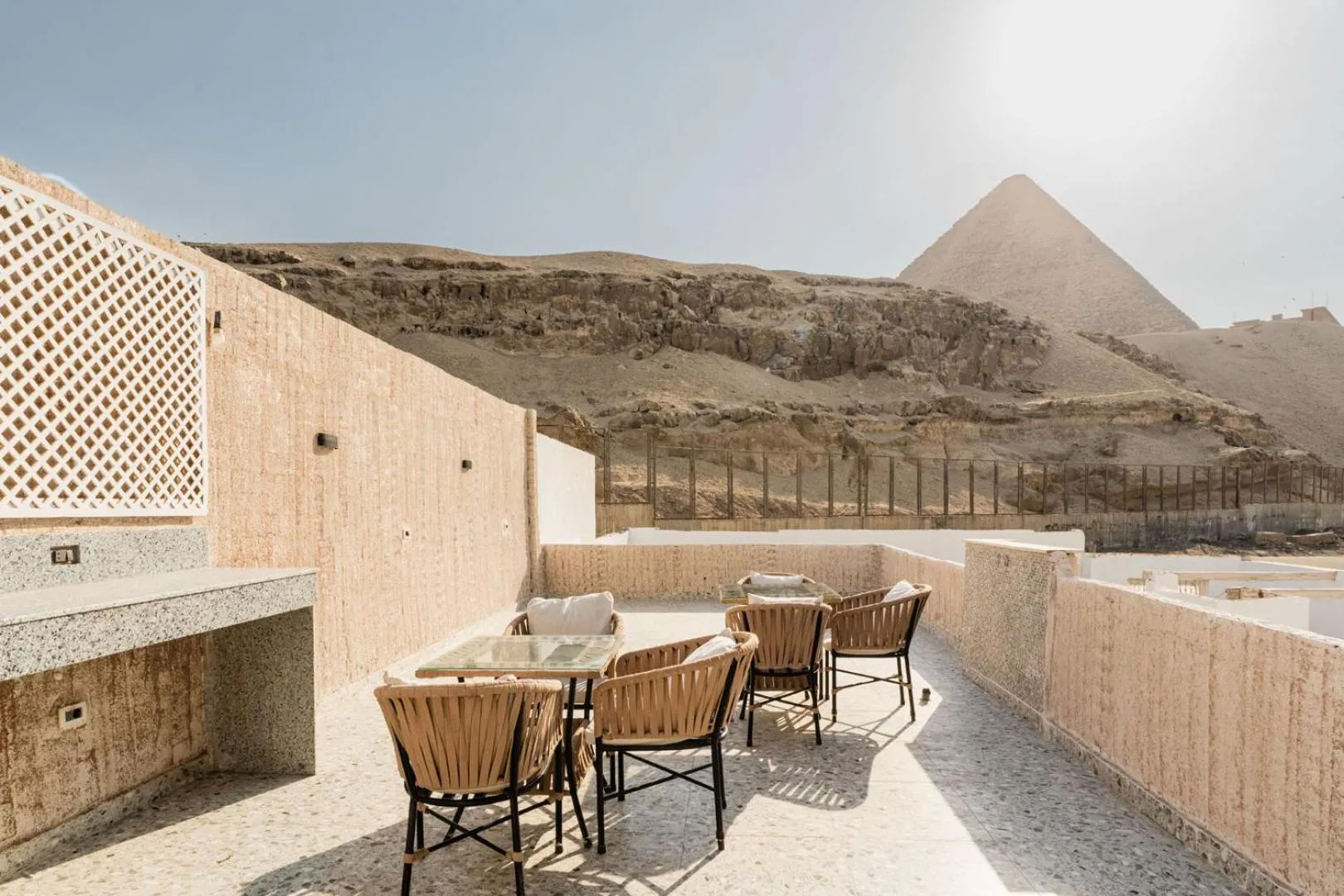 View (from property/room) in Villa Khufu Pyramids Hotel