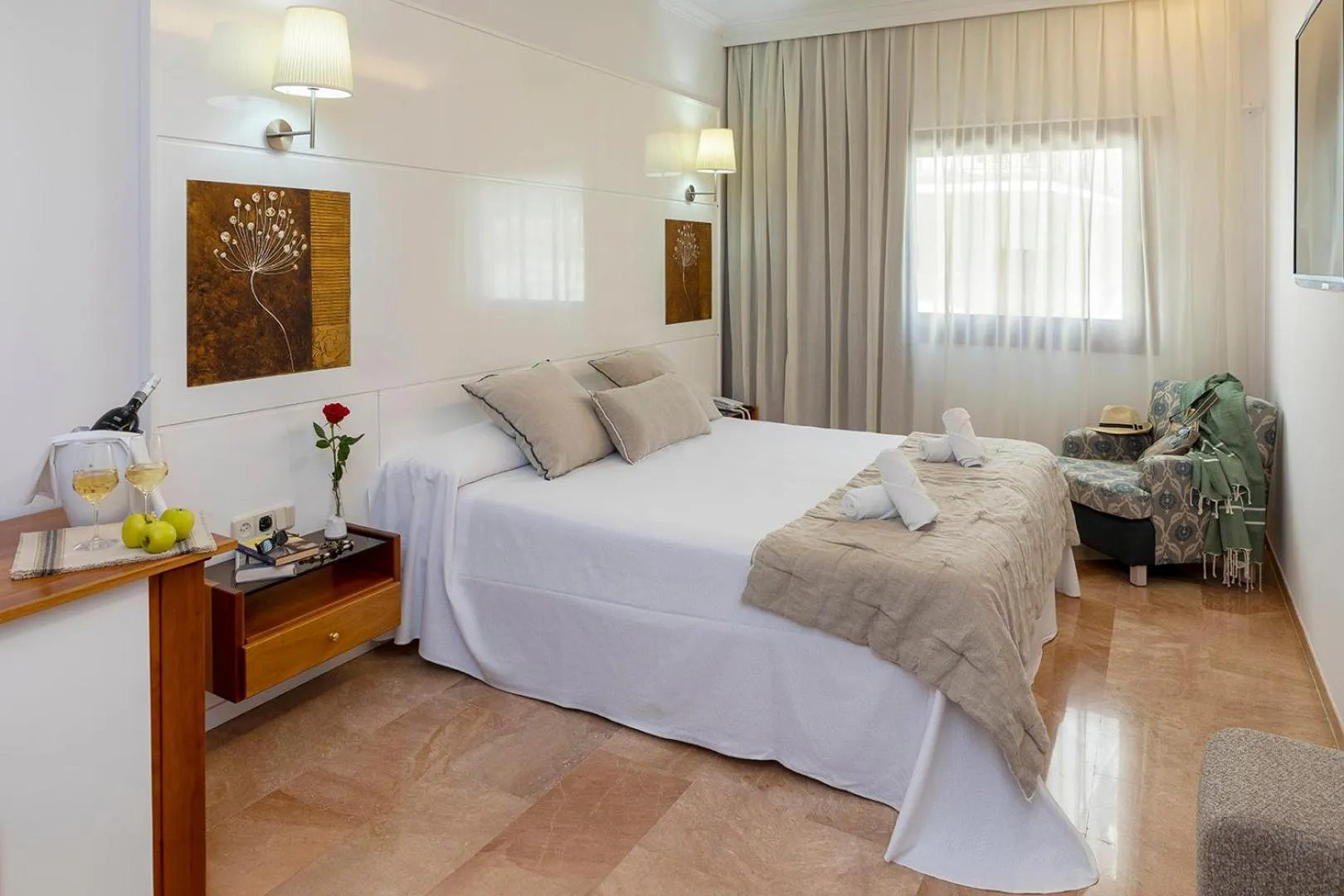 Bed in Hotel Spa Porto Cristo