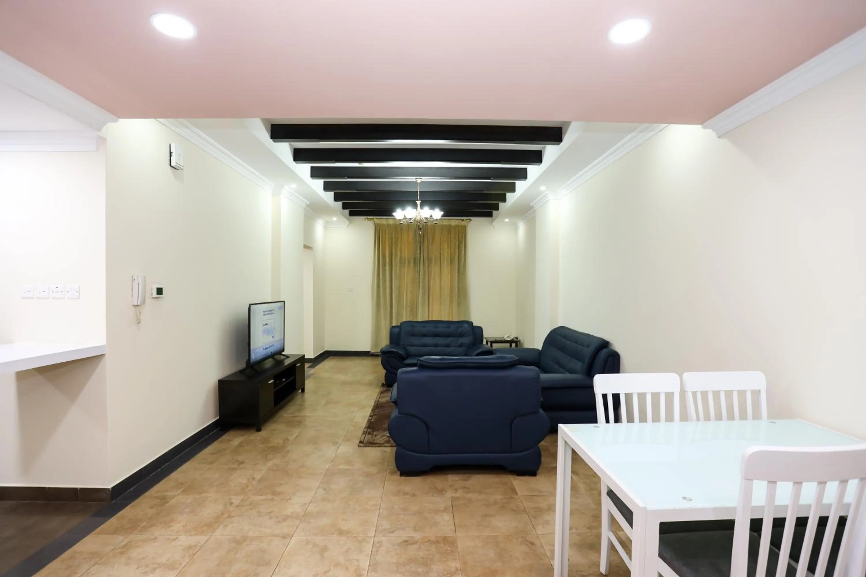 Living room in Pearl Bahrain Suites