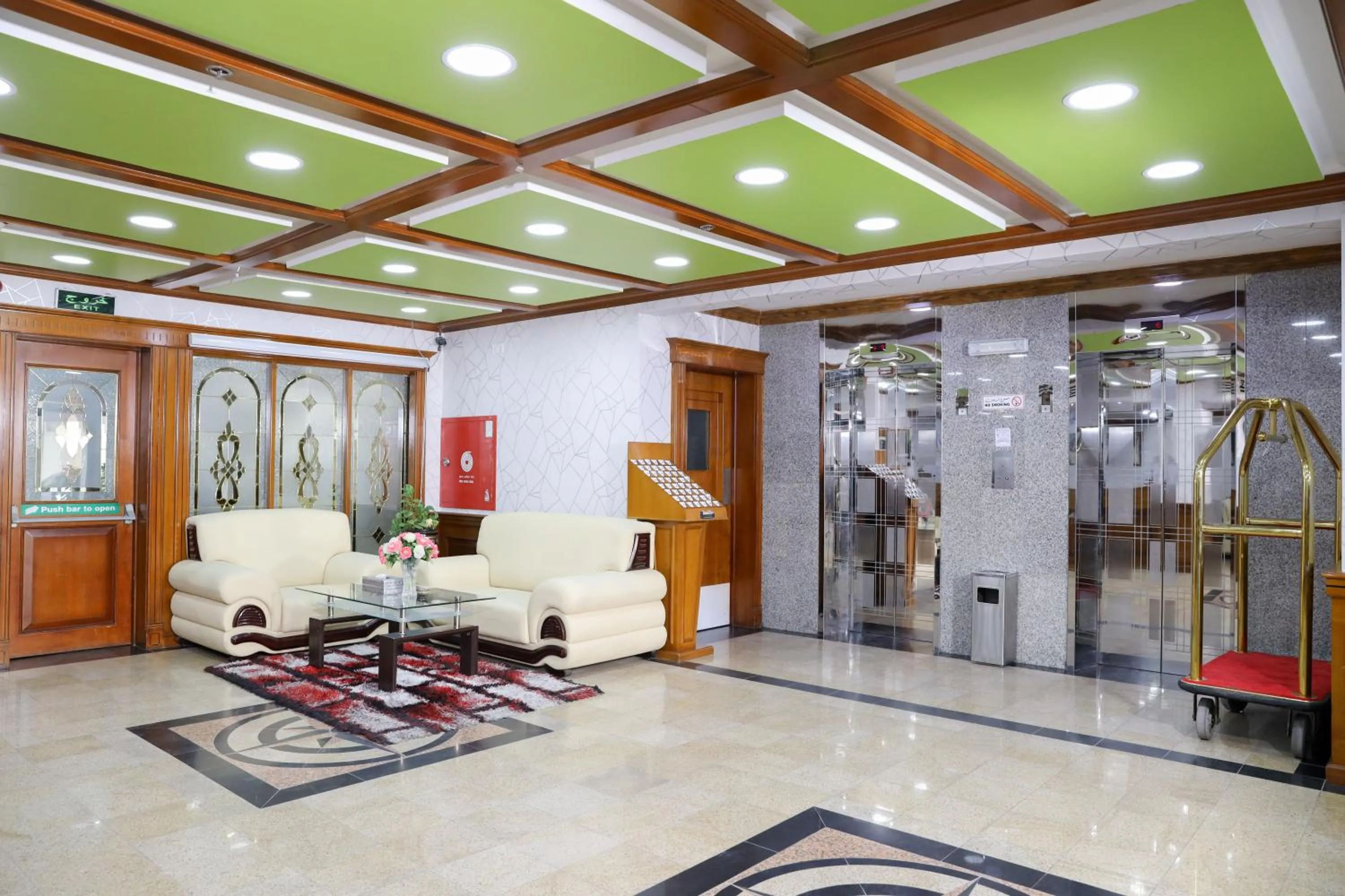 Seating area in Pearl Bahrain Suites