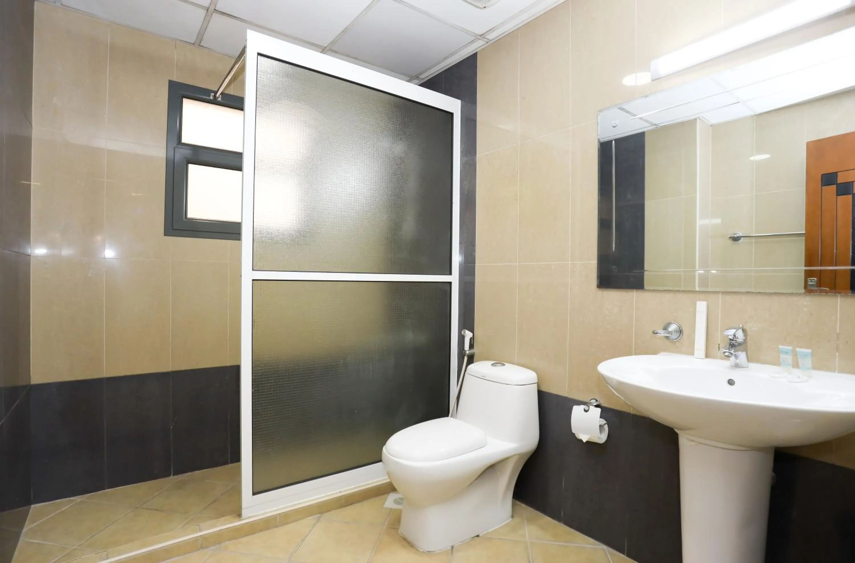 Shower in Pearl Bahrain Suites