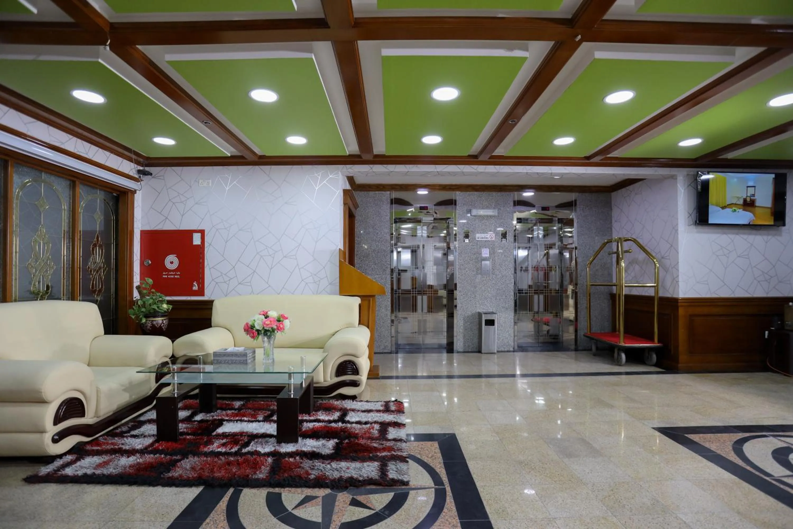 Seating area in Pearl Bahrain Suites