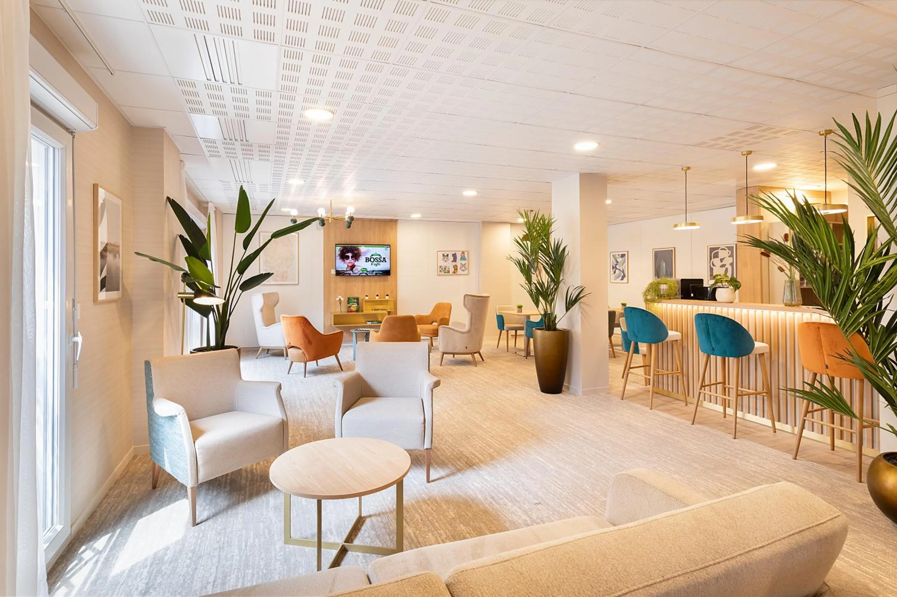 Seating area in Zenao Appart'hôtels Le Raincy