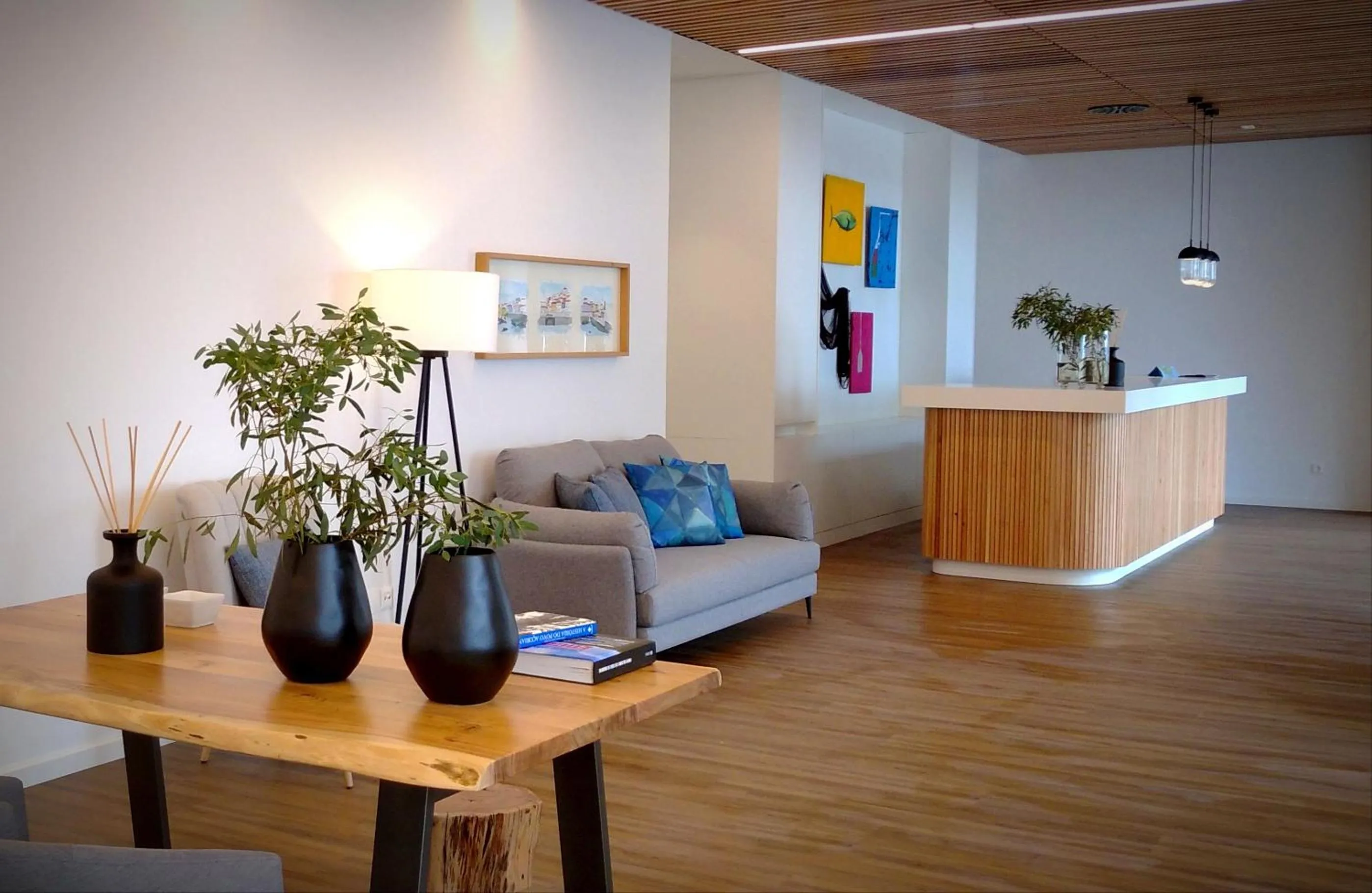 Lobby or reception in Pêro Teive Bay Apartments Hotel