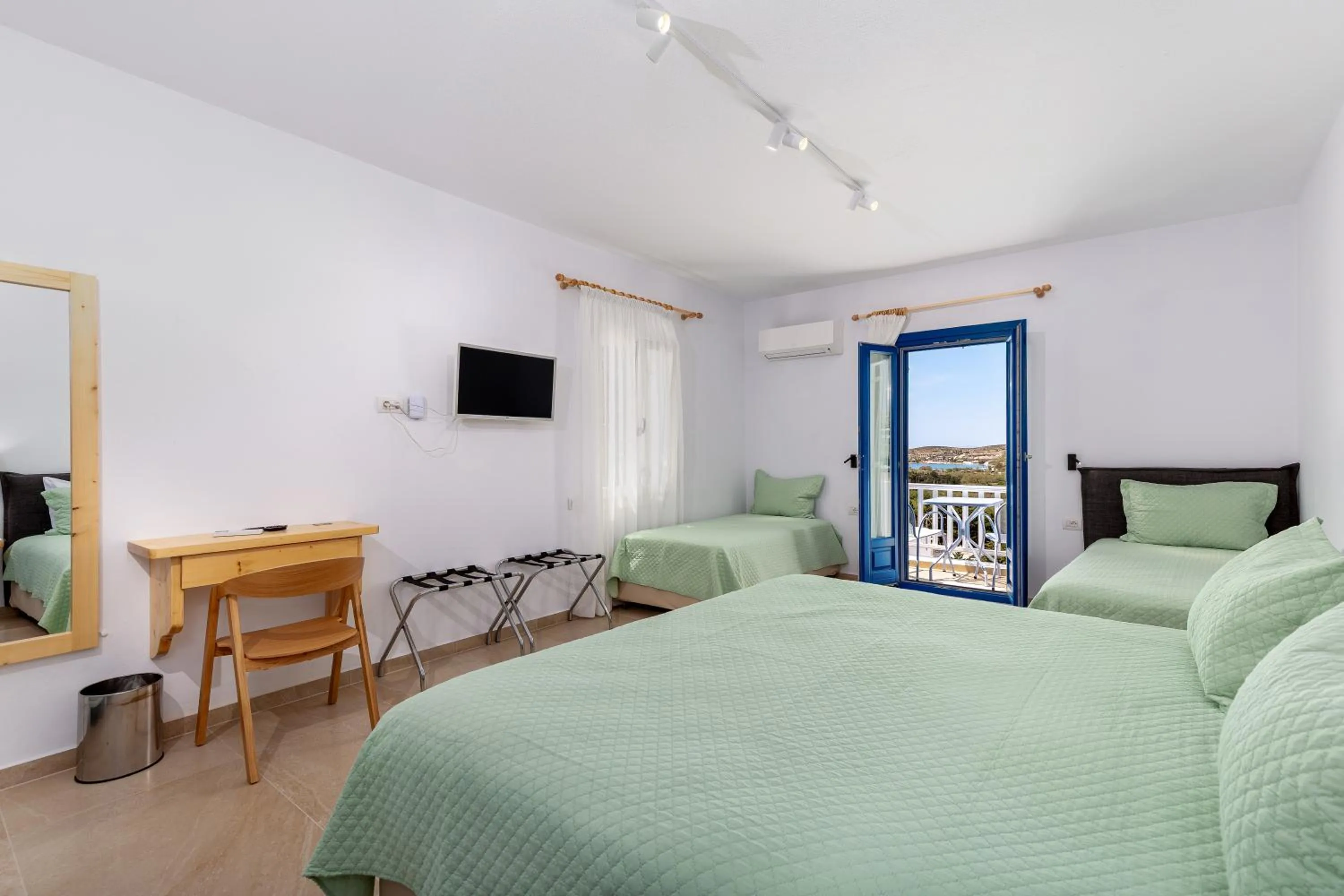 Photo of the whole room, Bed in Pyrgaki Hotel