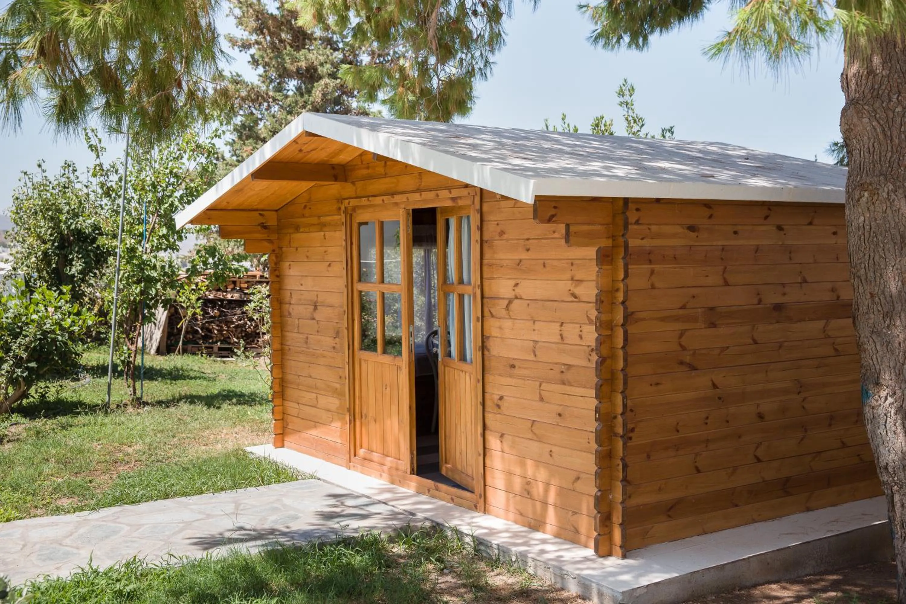 Facade/entrance in Pyrgaki Hotel