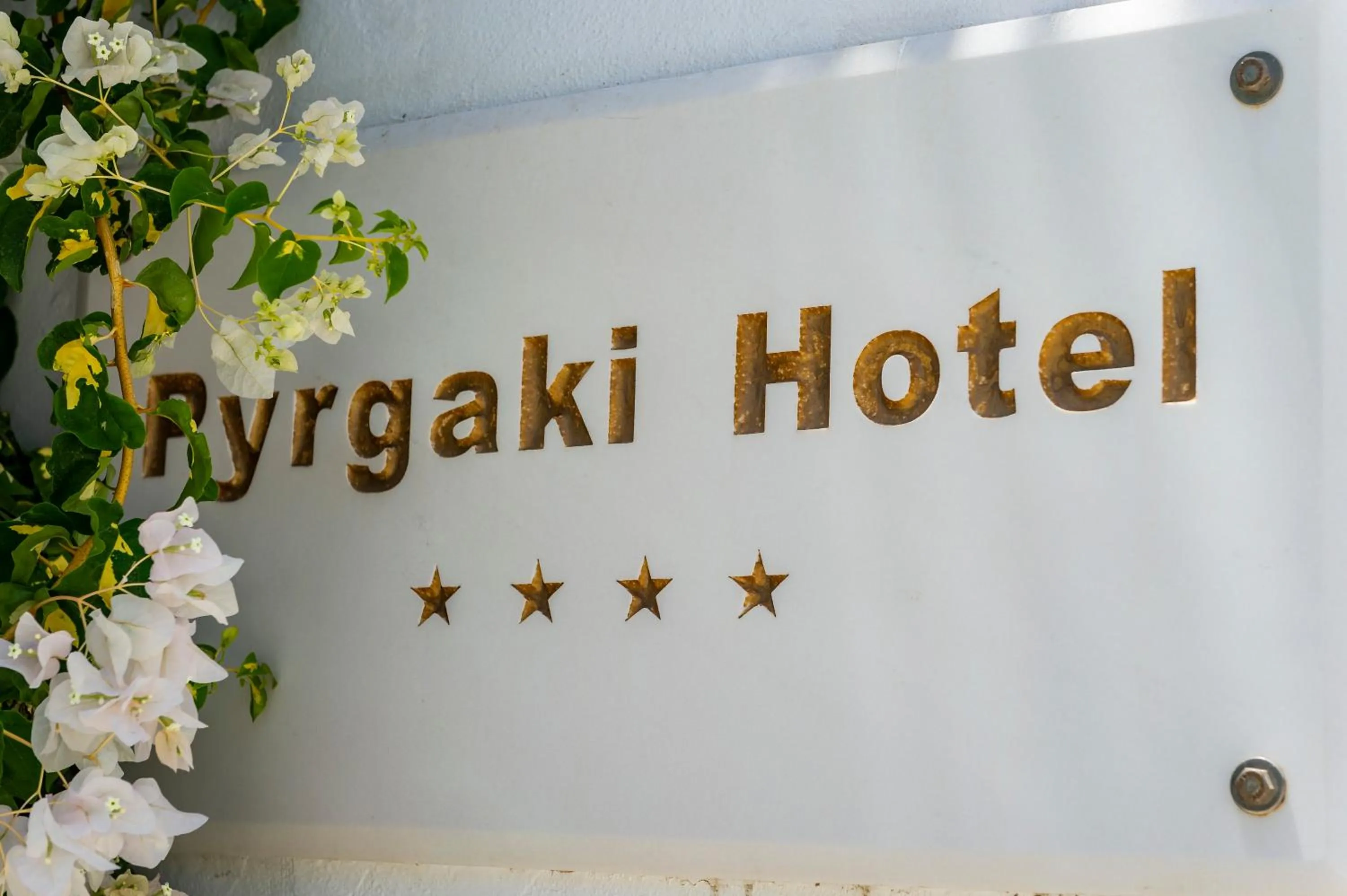 Property logo or sign in Pyrgaki Hotel