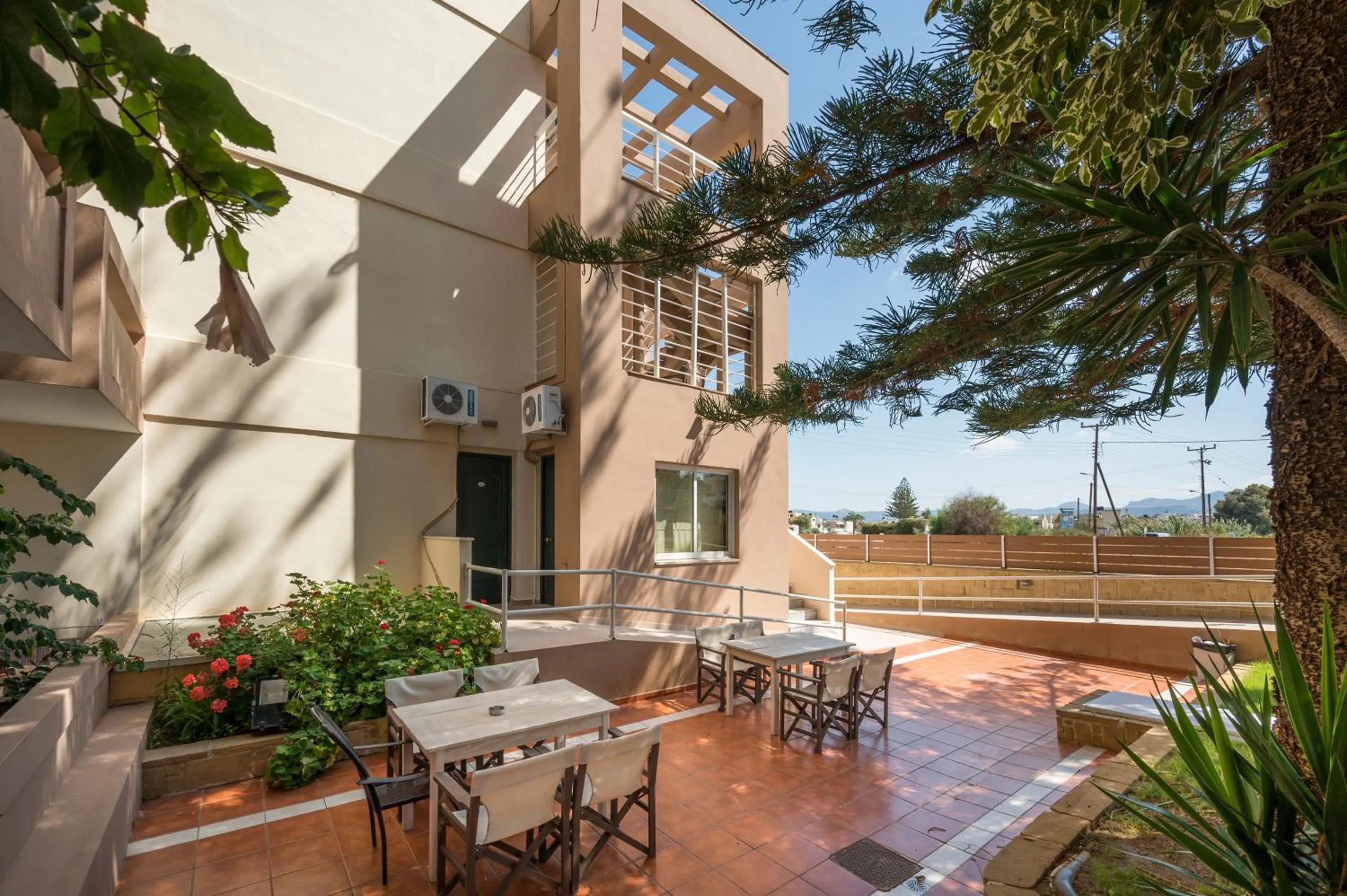 Patio in Hermes Hotel